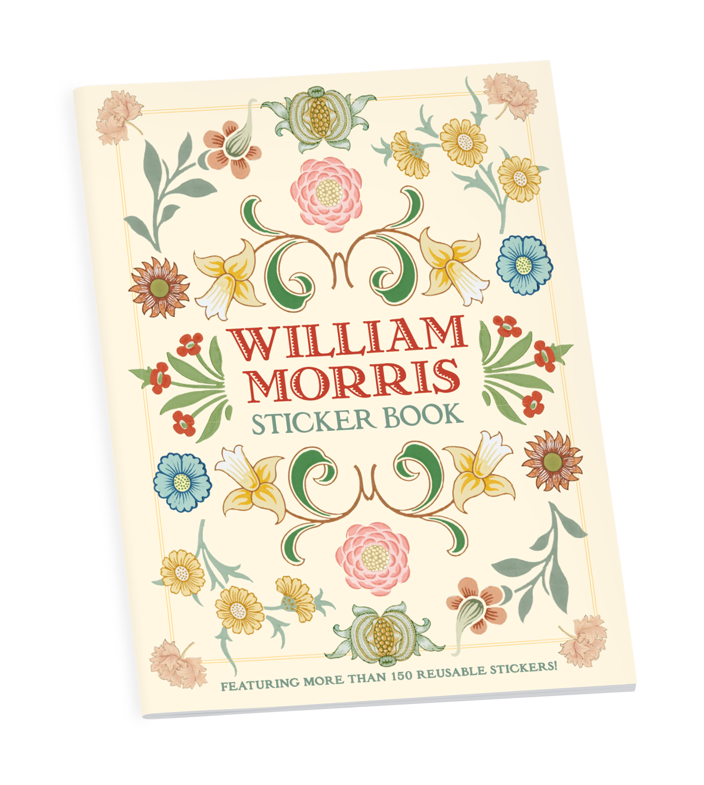 pomegranate-william-morris-stickerbuch-blumen-ranken-muster image 1
