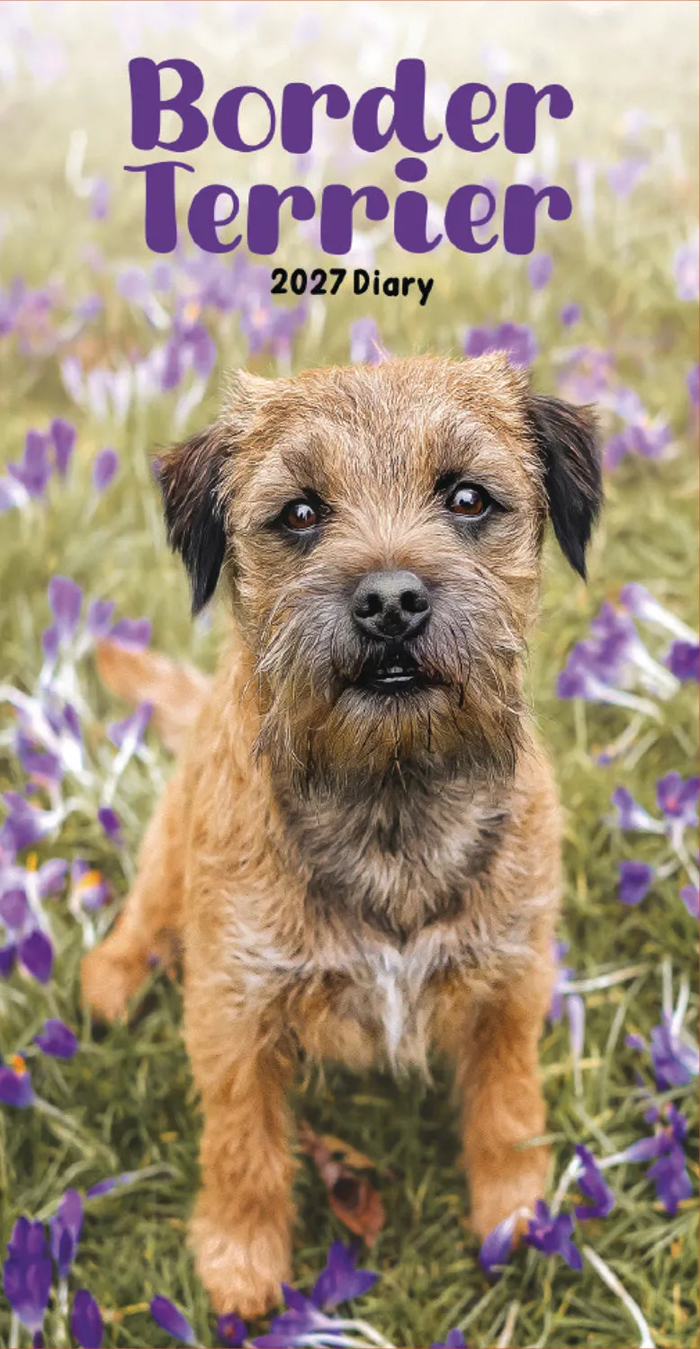 otter-house-border-terriers-taschenkalender-slim-diary-2027 image 1