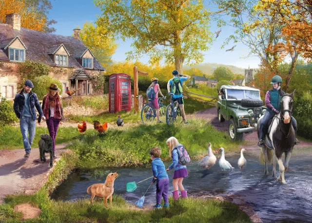 otter-house-country-afternoon-1000-teile-puzzle-landtiere-see image 1