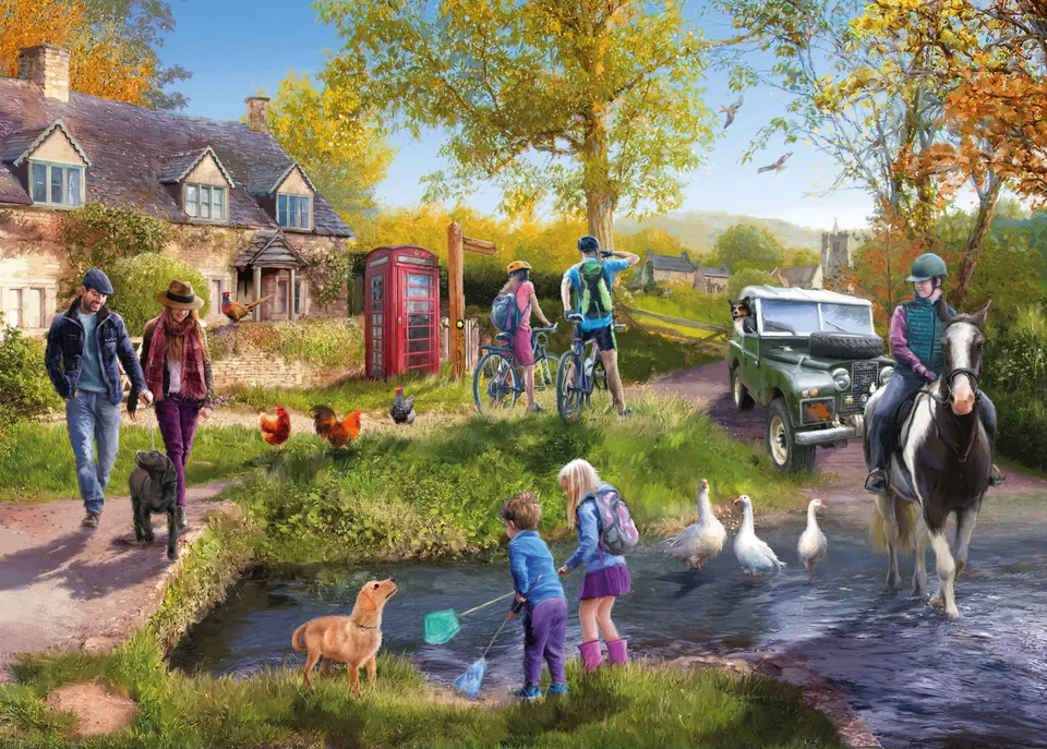 otter-house-country-afternoon-1000-teile-puzzle-landtiere-see image 1
