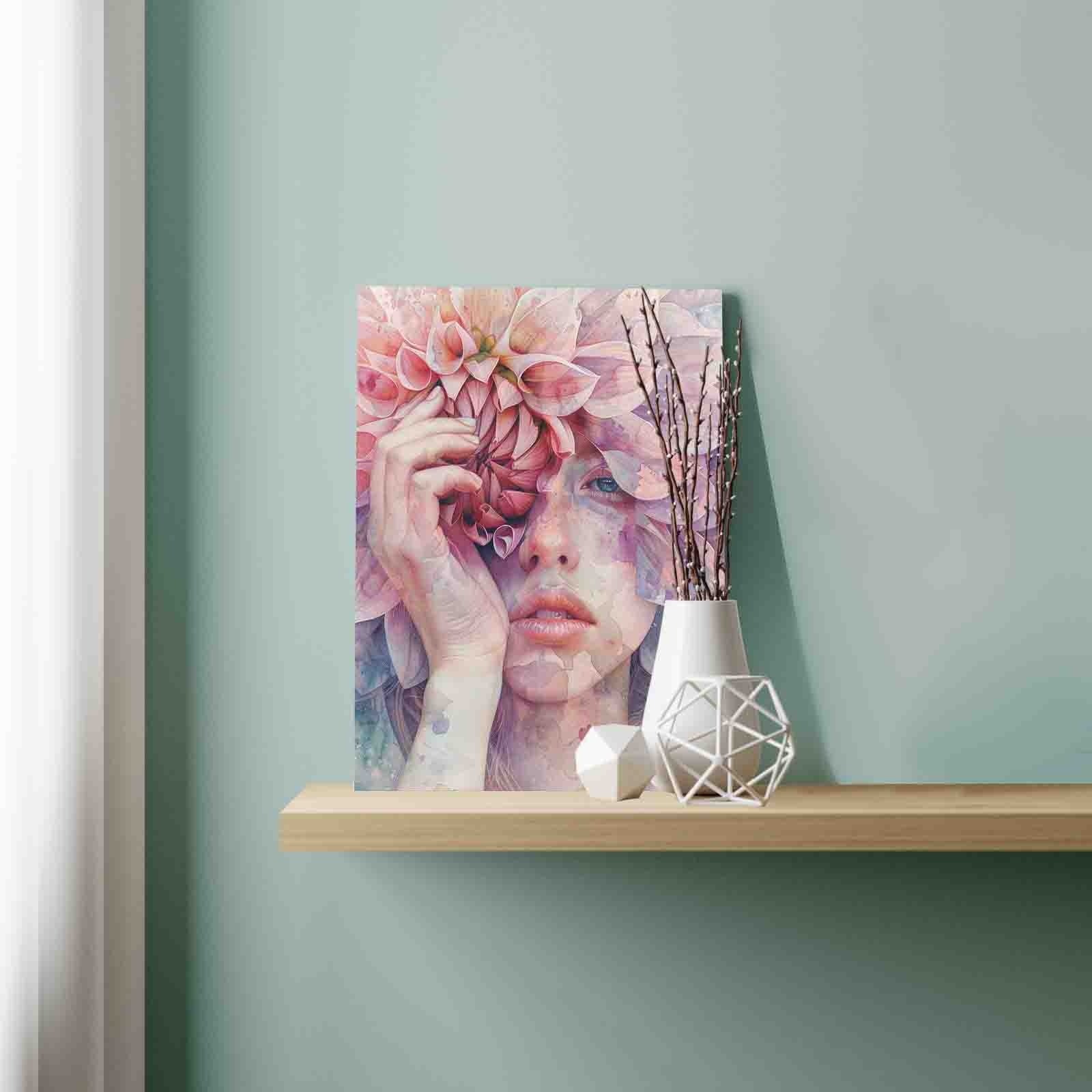 tucocoo-flower-veil-beauty-malen-nach-zahlen-40x50-frau image 3