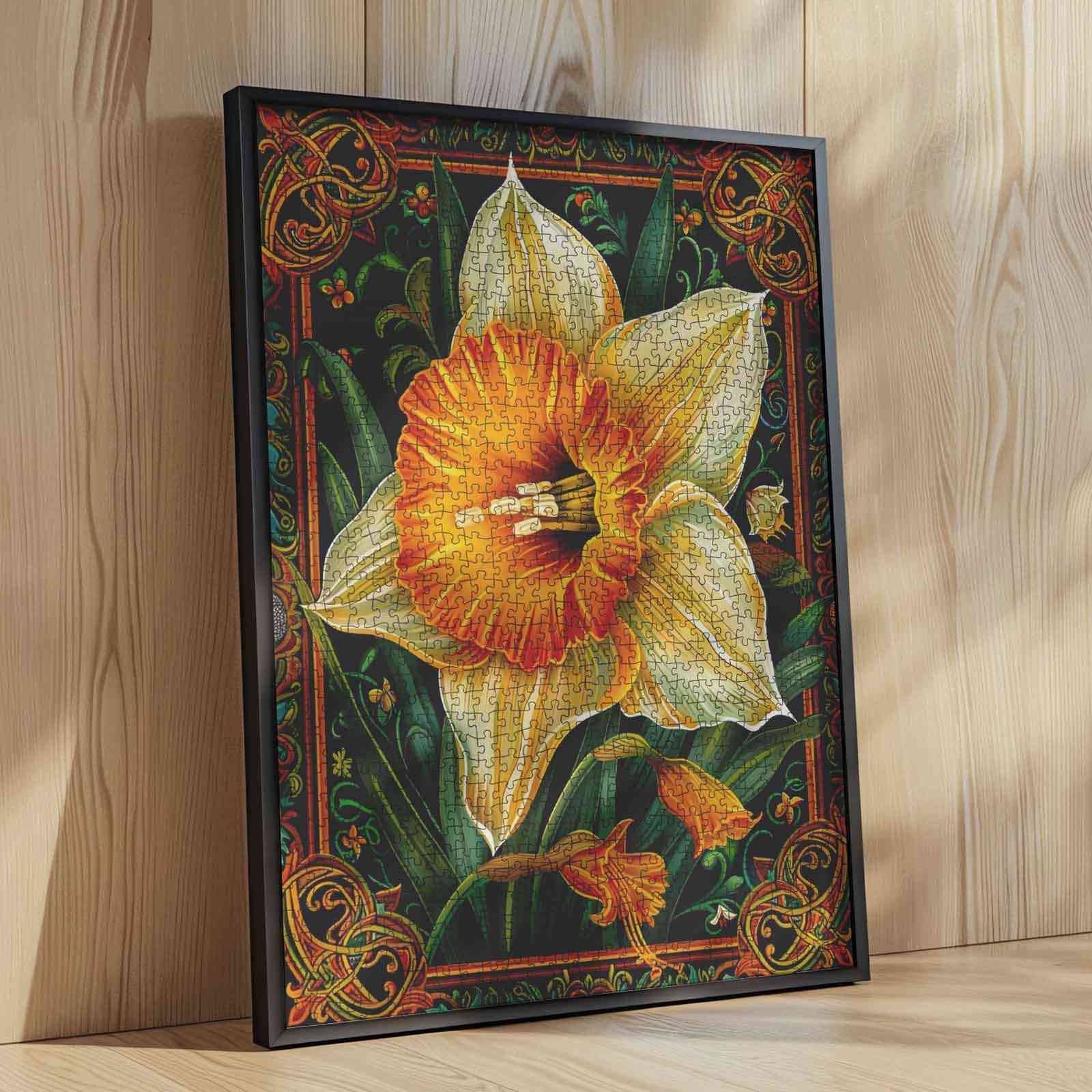tucocoo-jigsaw-puzzles-golden-daffodil-charm-puzzle-1000-teile-blumen image 4