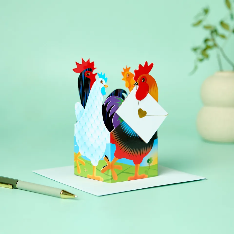 otter-house-special-delivery-wildlife-gru-karte-chickens-doodle-doo image 1