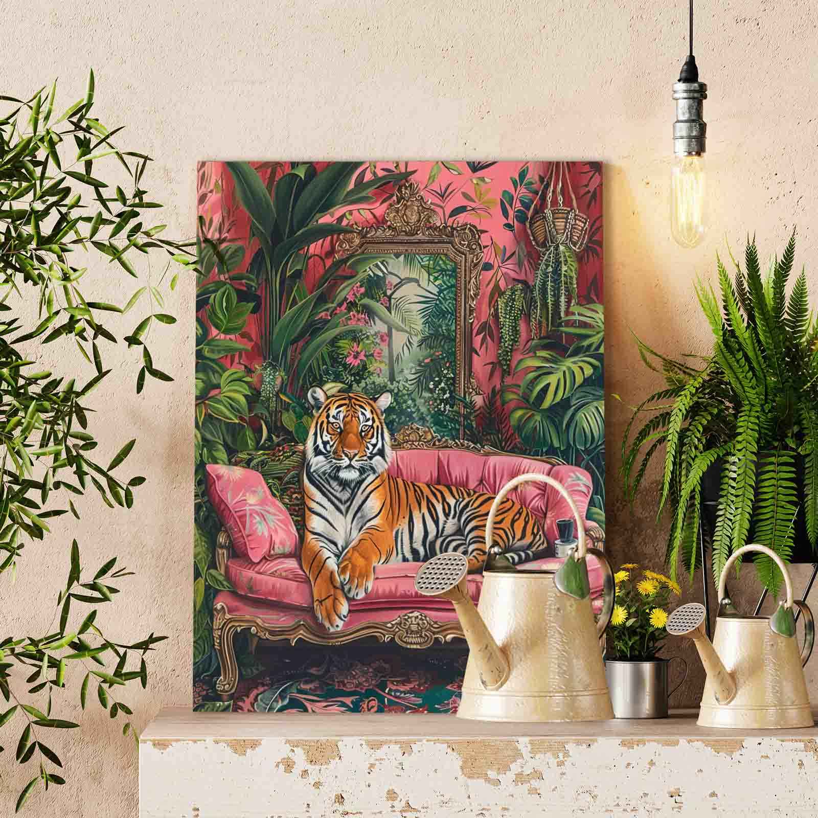 tucocoo-paint-by-numbers-jungle-palace-tiger-malbild-40x50-ohne-rahmen image 2