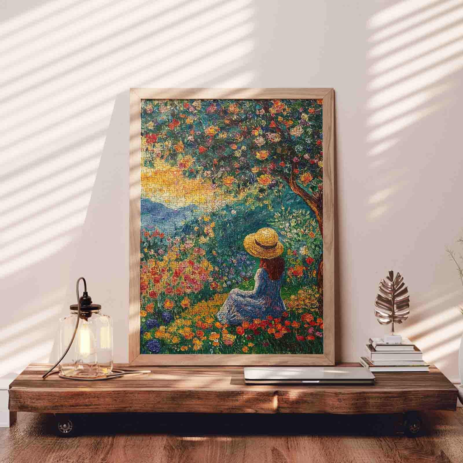 tucocoo-jigsaw-serene-garden-view-puzzle-1000-teile-garten image 3