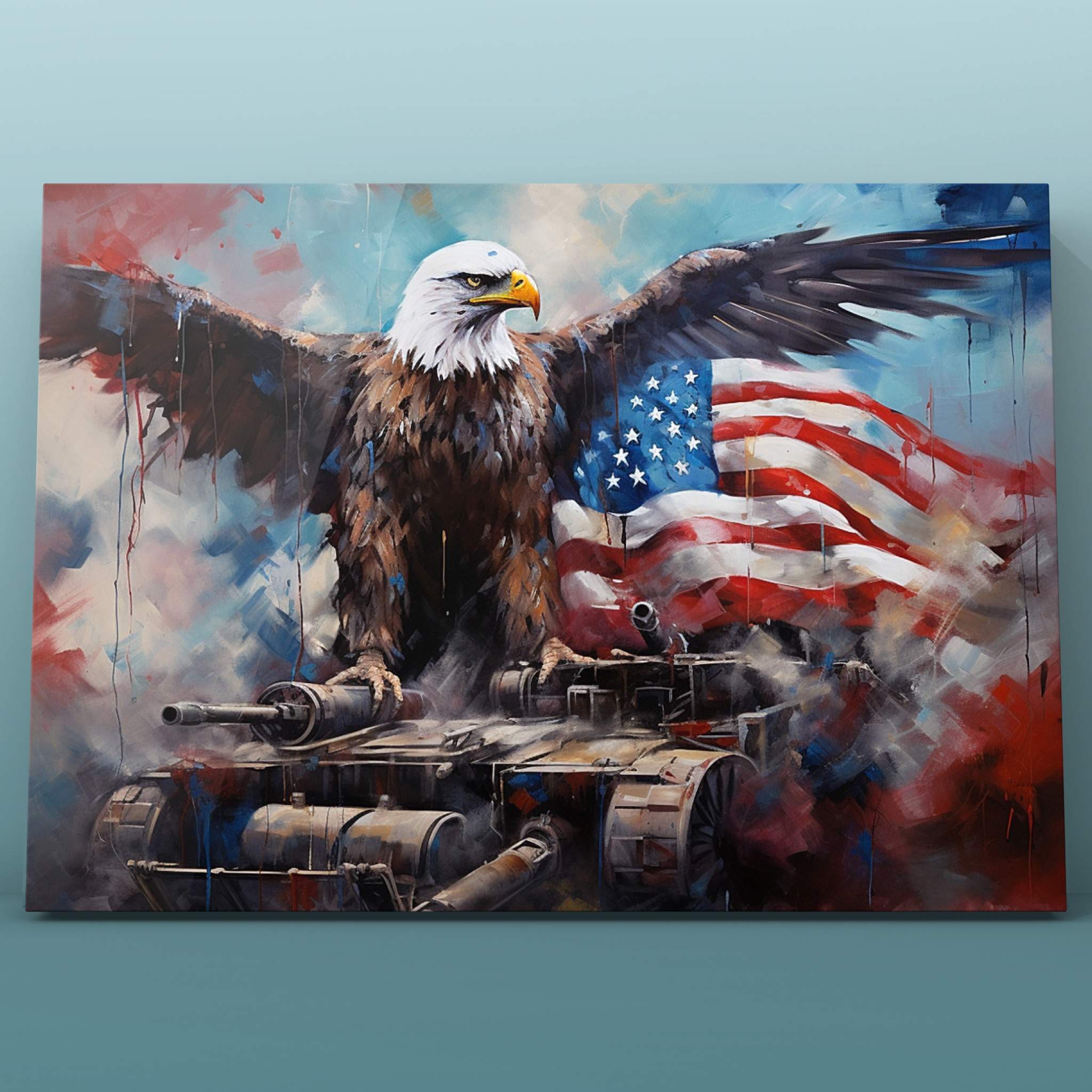 tucocoo-paint-by-numbers-bald-eagle-tank-malen-nach-zahlen-adler image 2