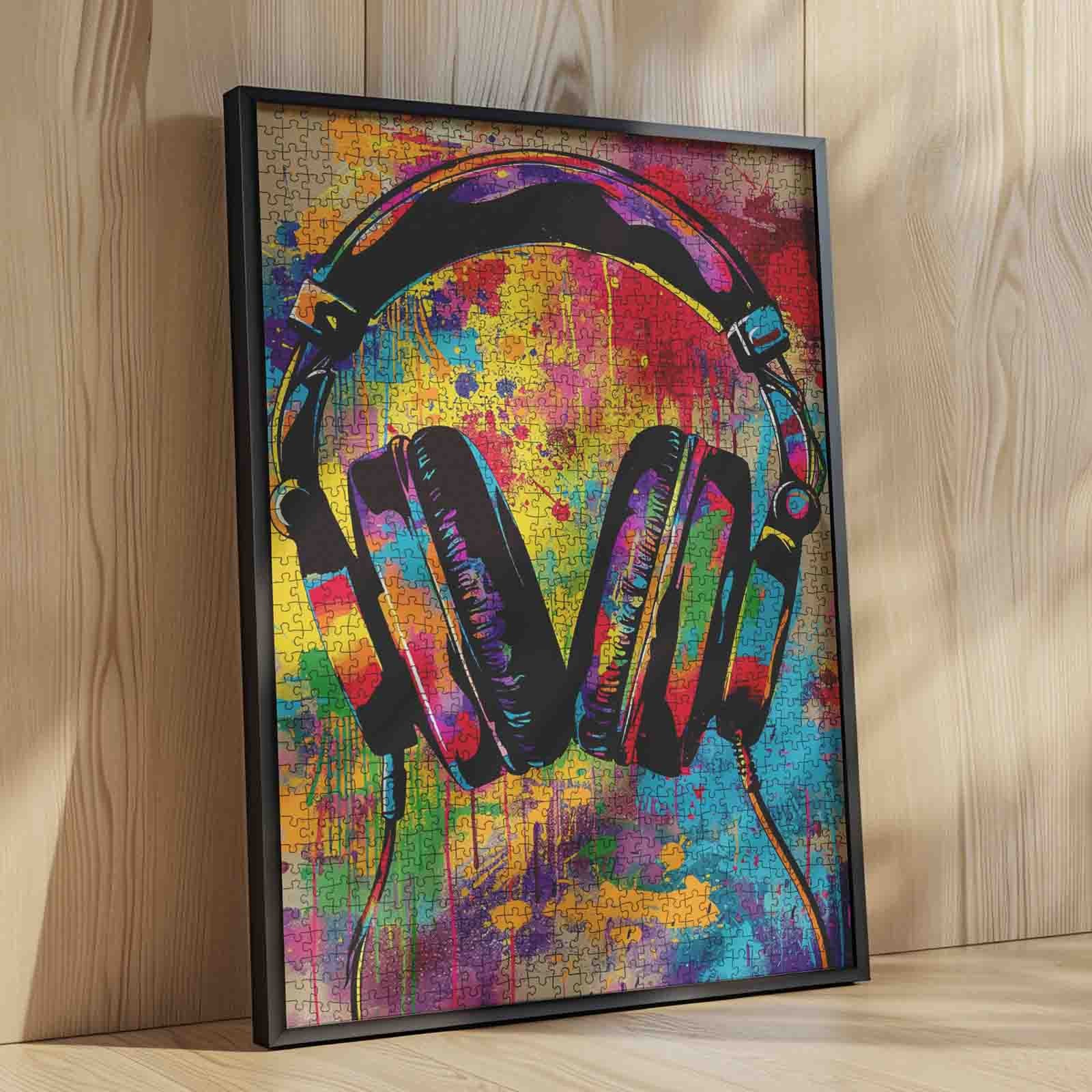 tucocoo-jigsaw-puzzles-graffiti-headphones-puzzle-1000-teile-musik image 4
