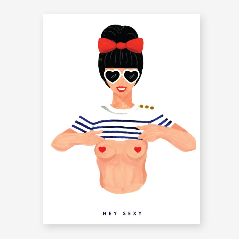 all-the-ways-to-say-hey-sexy-poster-wandbild-humor image 1