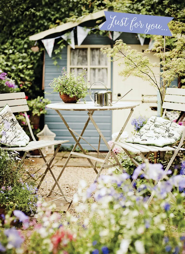 otter-house-greetings-cards-floral-geburtstagskarte-summer-house image 1