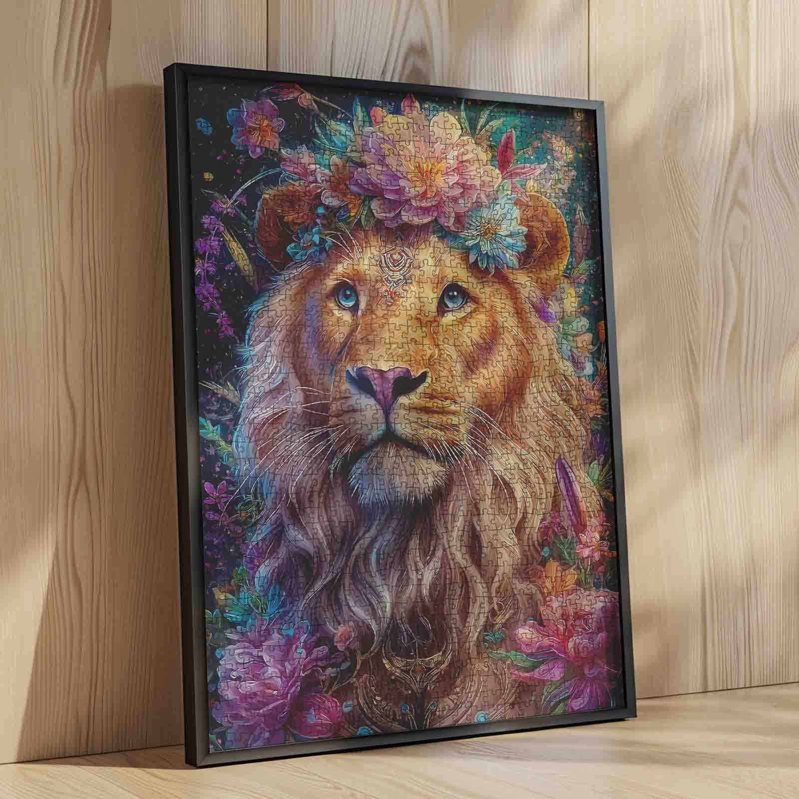 tucocoo-floral-crown-lion-puzzle-1000-teile-l-we image 4