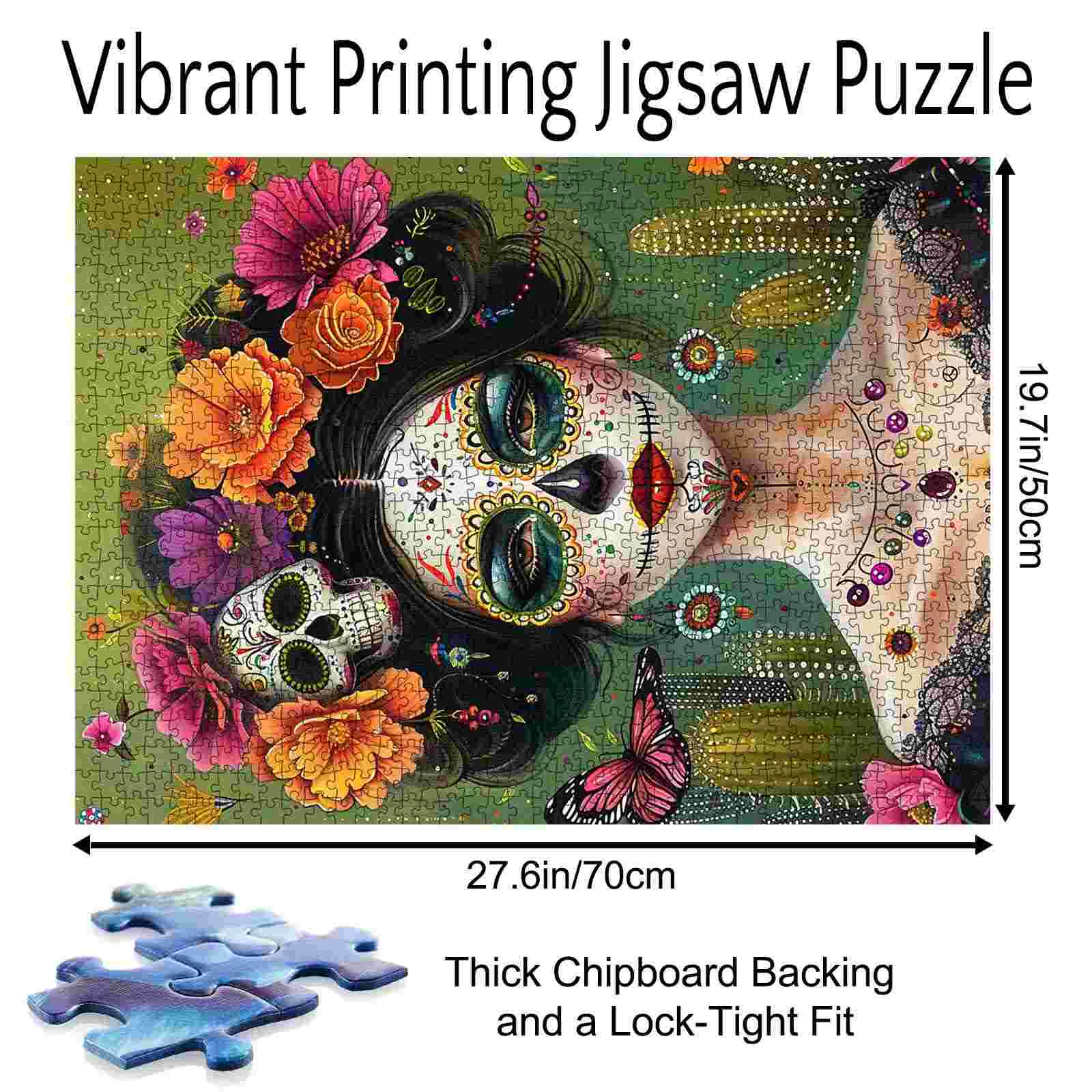 tucocoo-vibrant-sugar-skull-art-puzzle-1000-teile-portrait image 5