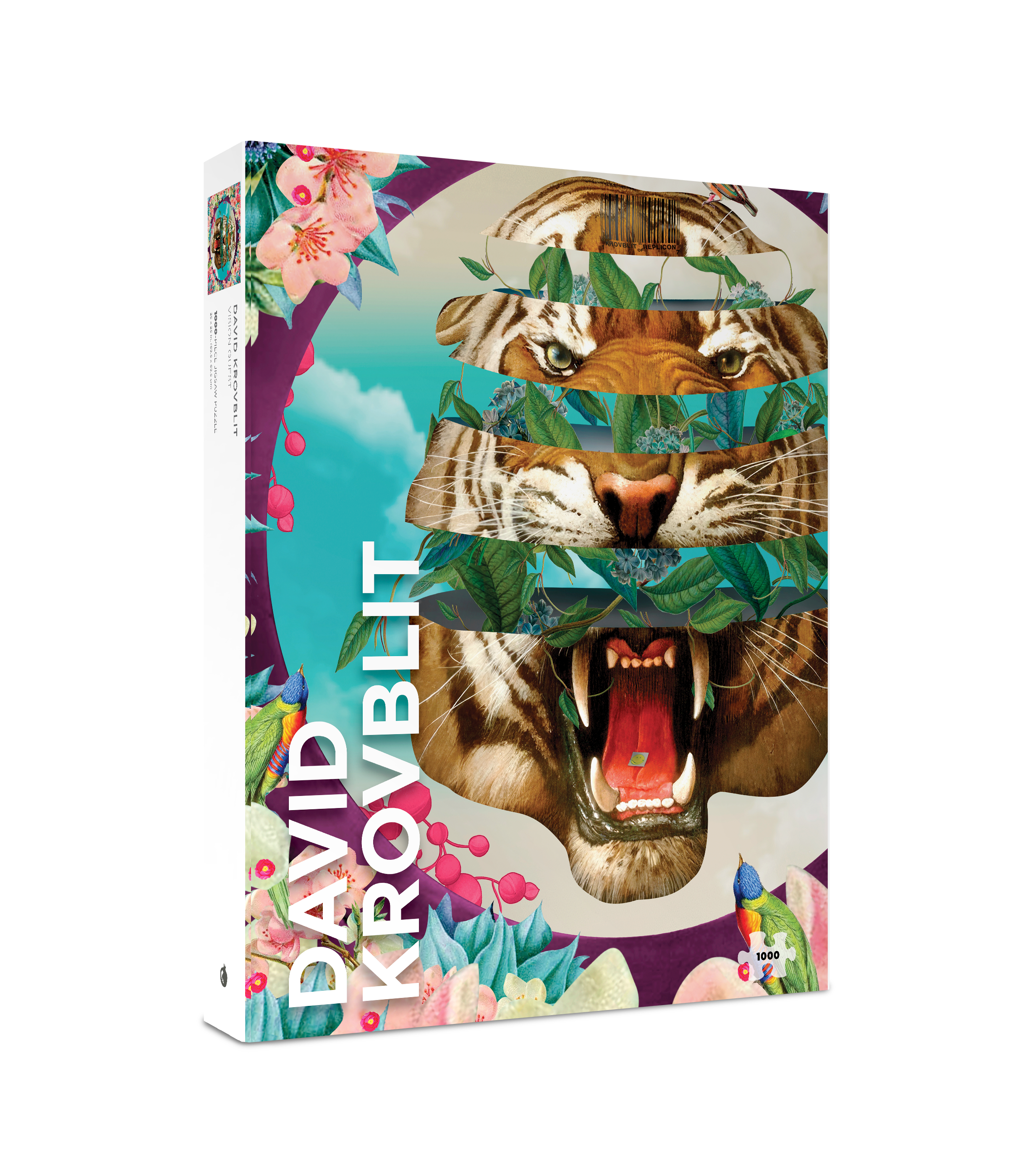 pomegranate-krovblit-vision-quest-puzzle-1000-teile-collage image 1