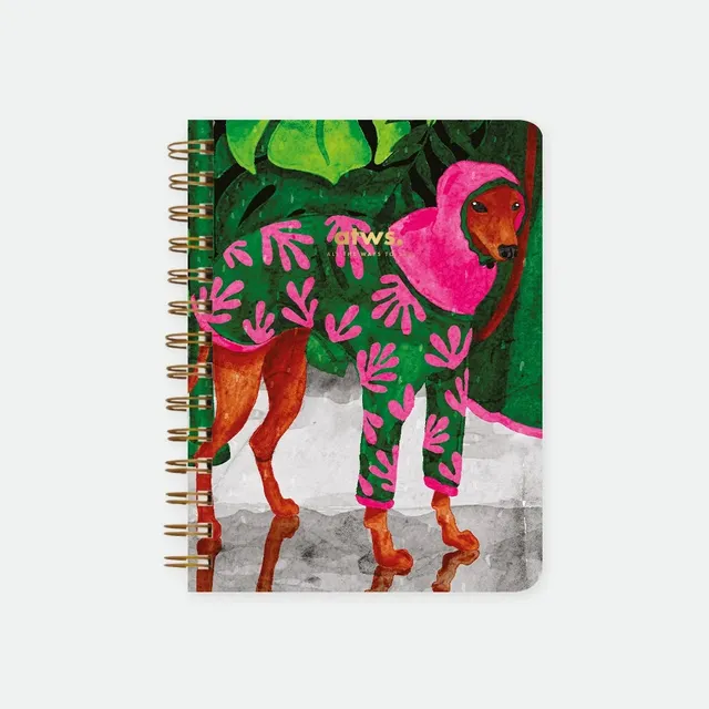 all-the-ways-to-say-wet-season-spiralnotizbuch-a5-dackel image 1