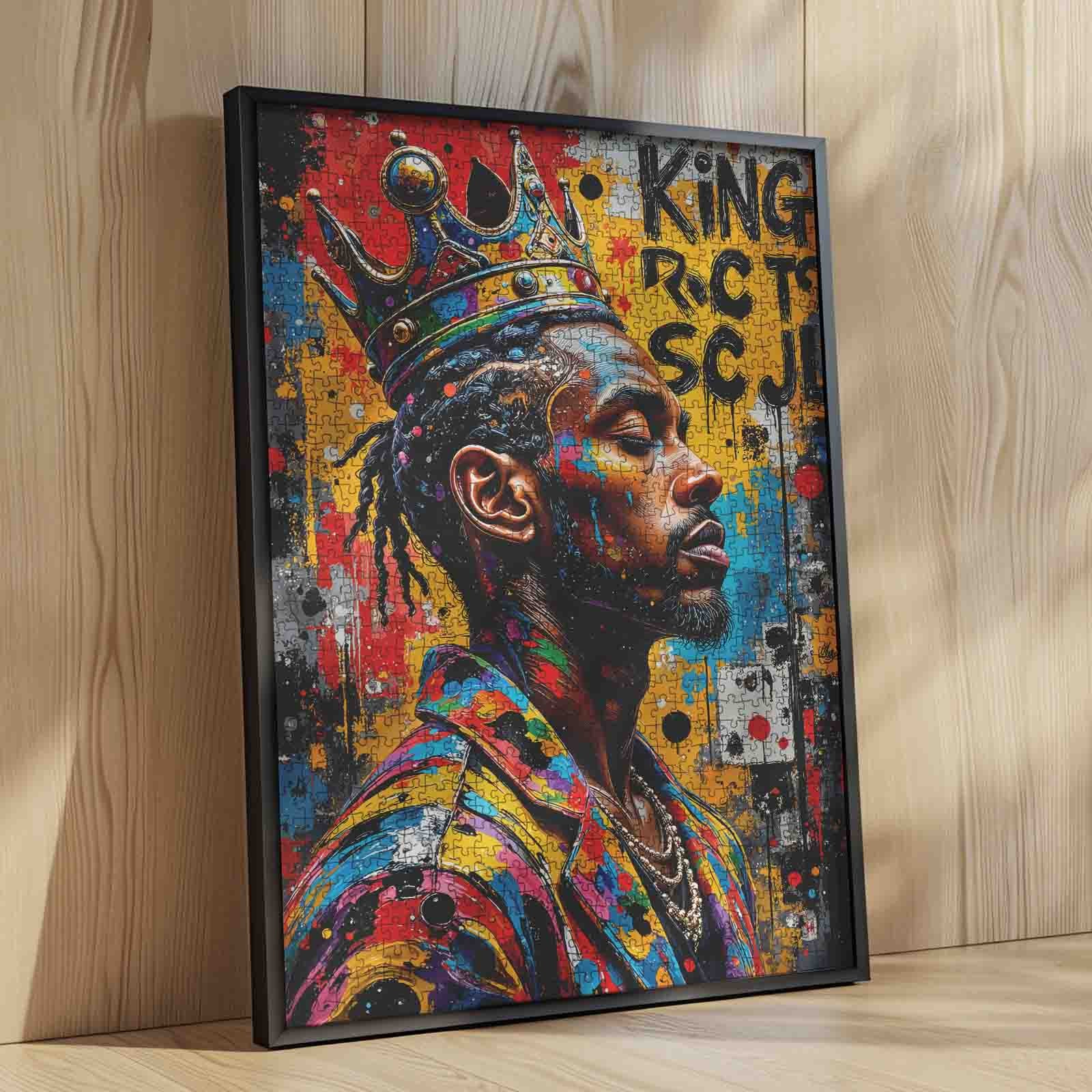 tucocoo-african-king-graffiti-puzzle-1000-teile-street-art image 4