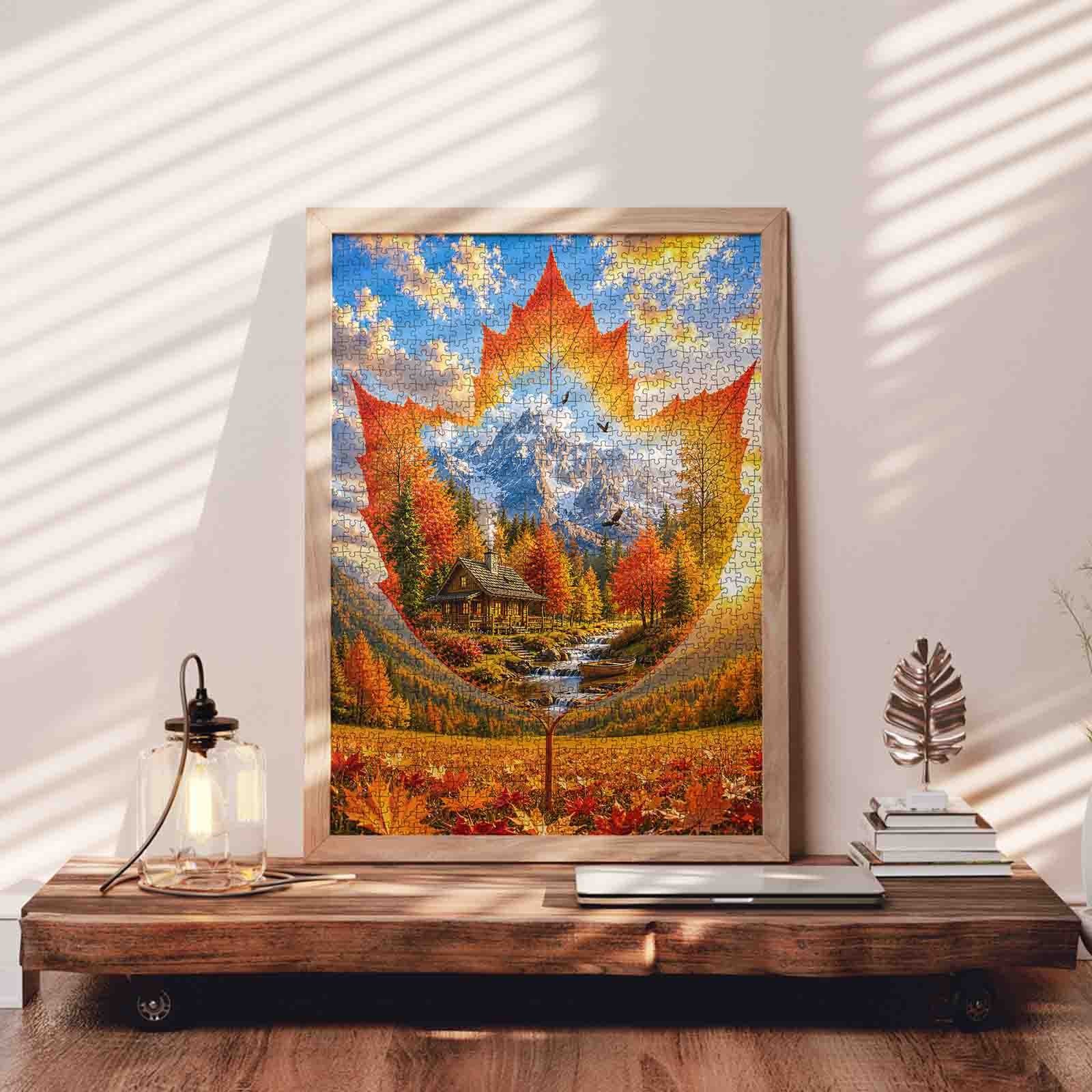 tucocoo-autumn-maple-mountain-retreat-puzzle-1000-teile image 3