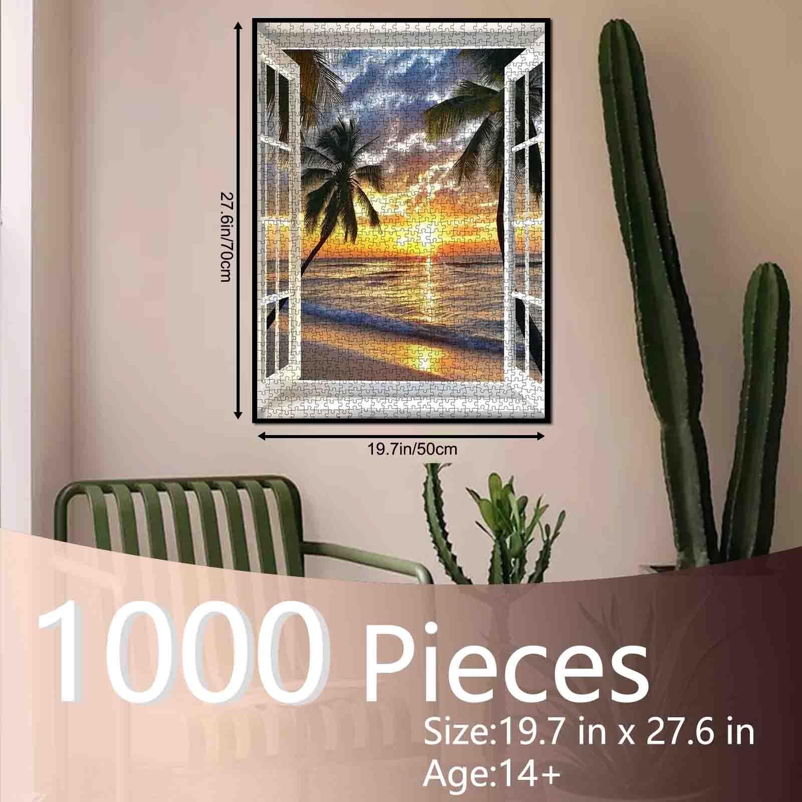 tucocoo-serene-garden-view-puzzle-1000-teile-strand image 5