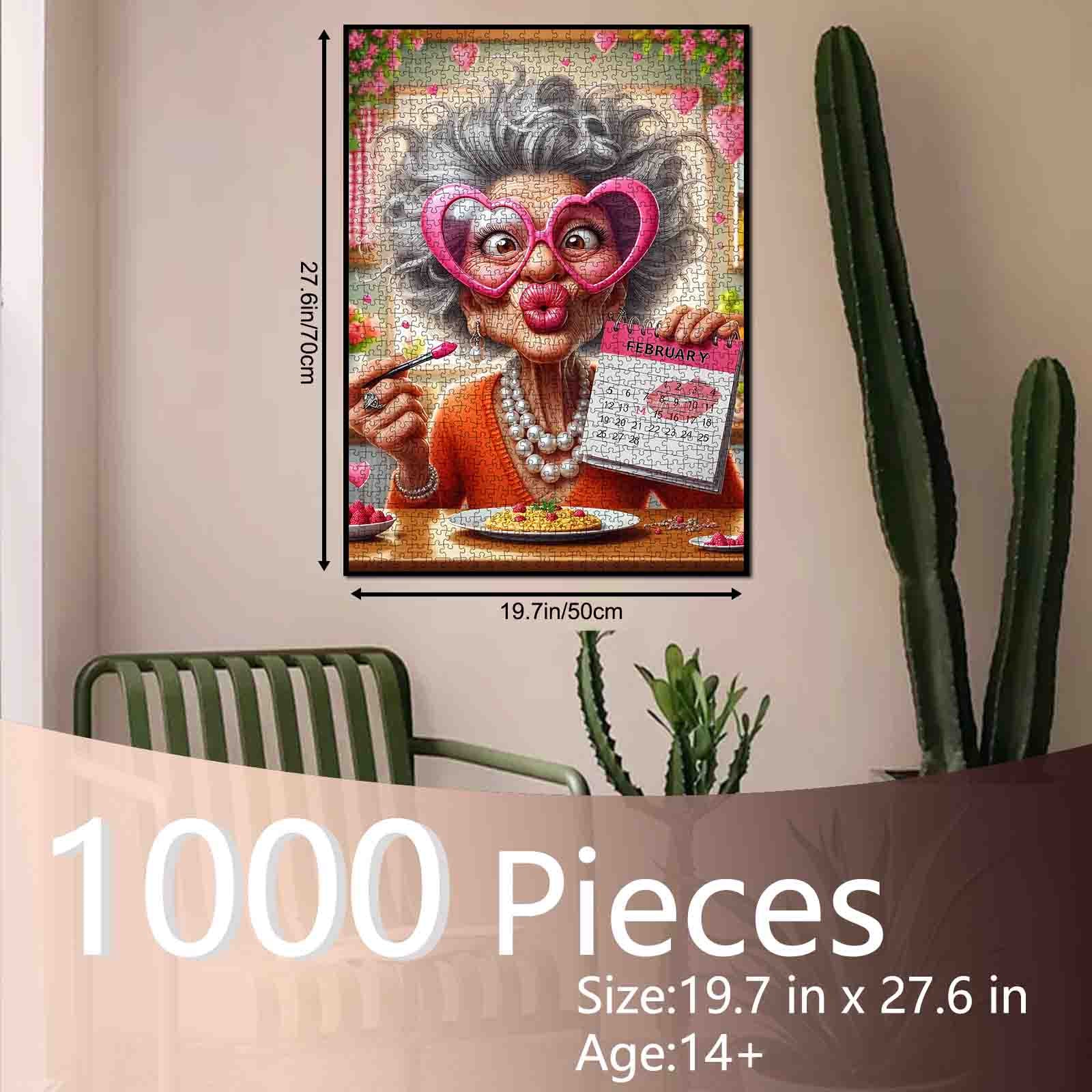 tucocoo-playful-february-love-granny-puzzle-1000-teile-lustig image 5