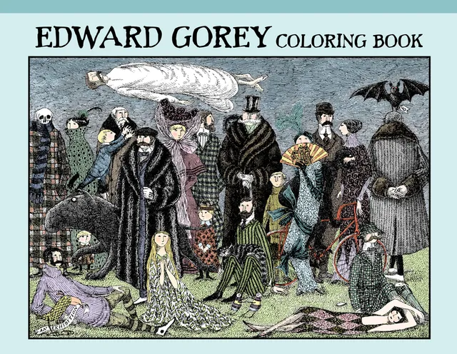 pomegranate-edward-gorey-malbuch-gro-erwachsene-humor image 1