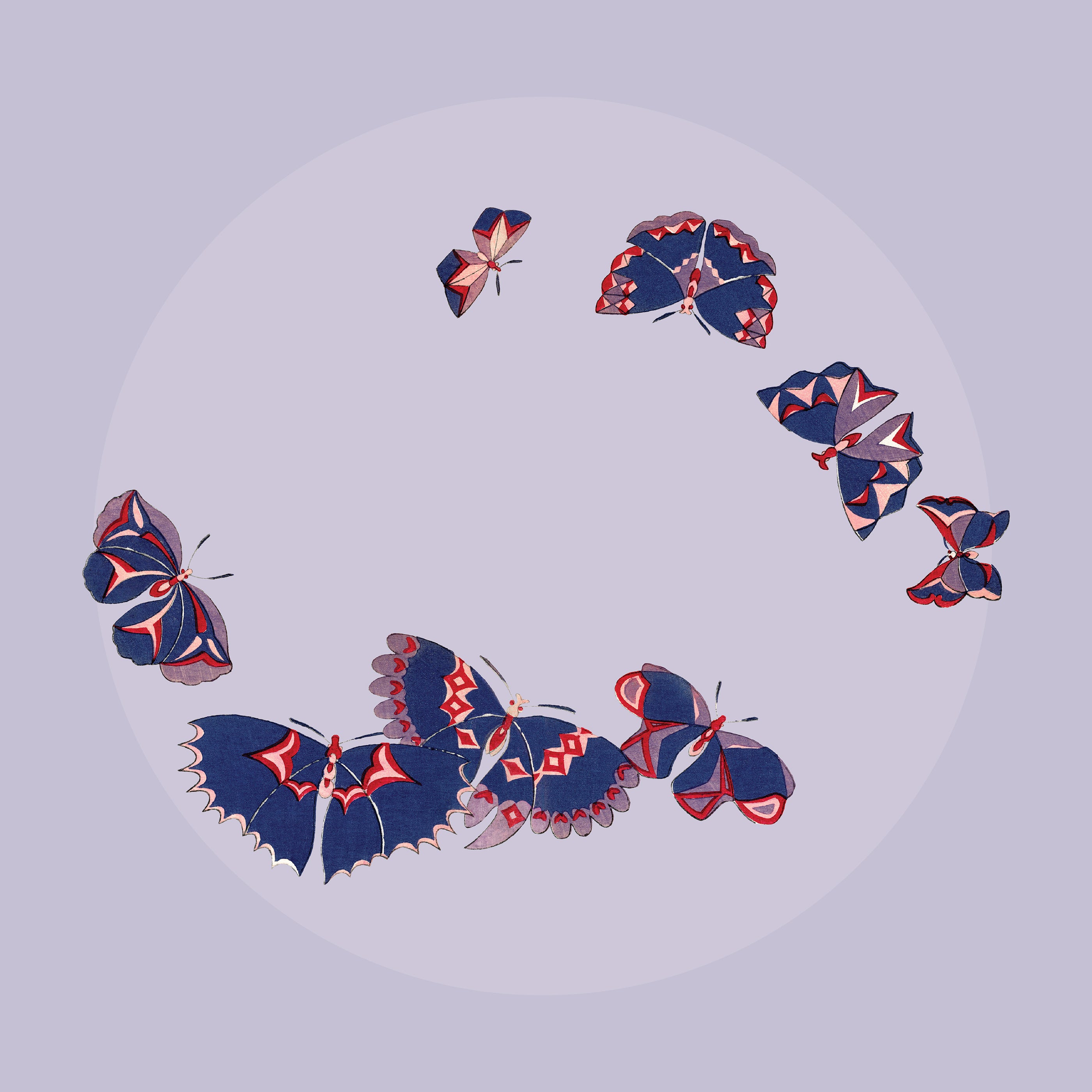 pomegranate-butterflies-2027-wandkalender-schmetterlinge image 2