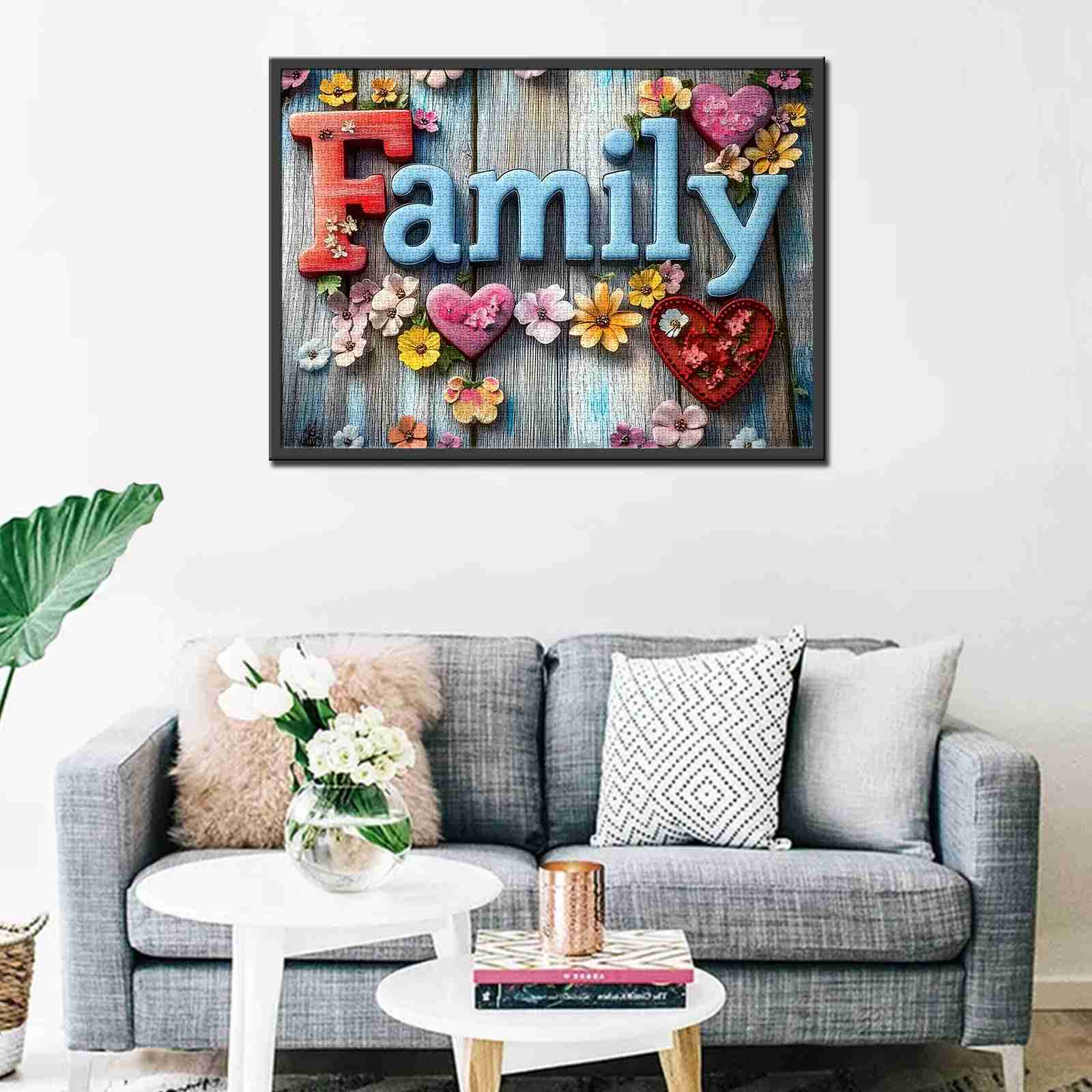tucocoo-family-and-flowers-puzzle-1000-teile-blumen-family image 3