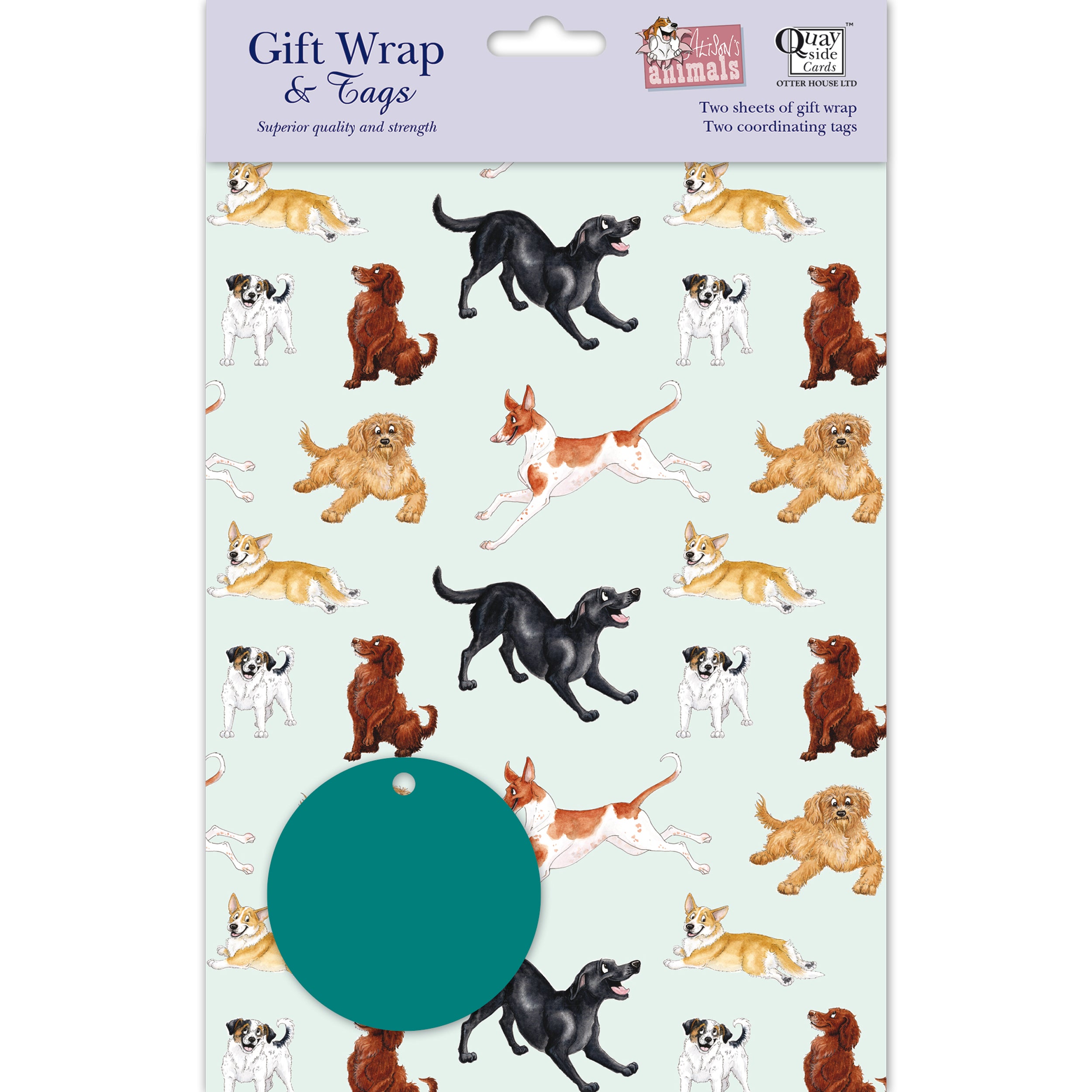 otter-house-gift-packaging-alison-s-animals-dog-geschenkpapier-2-b-gen-hund image 1