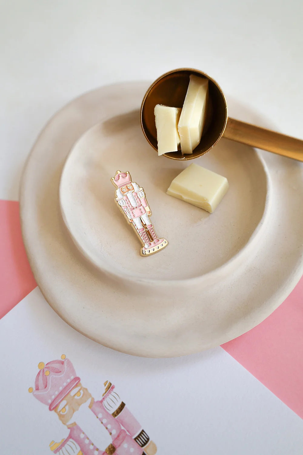 all-the-ways-to-say-pink-nutcracker-pin-anstecker-rosa-emaille image 2