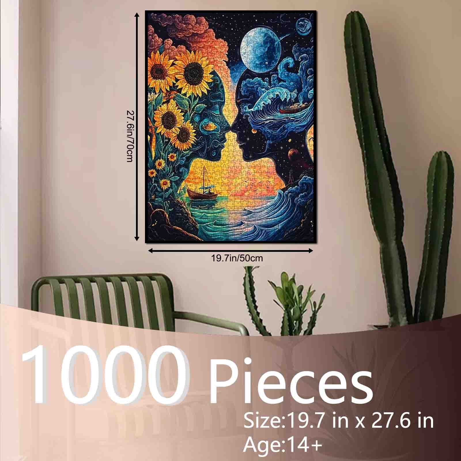 tucocoo-sunflower-ocean-dual-faces-puzzle-1000-teile-sonnenblumen image 5