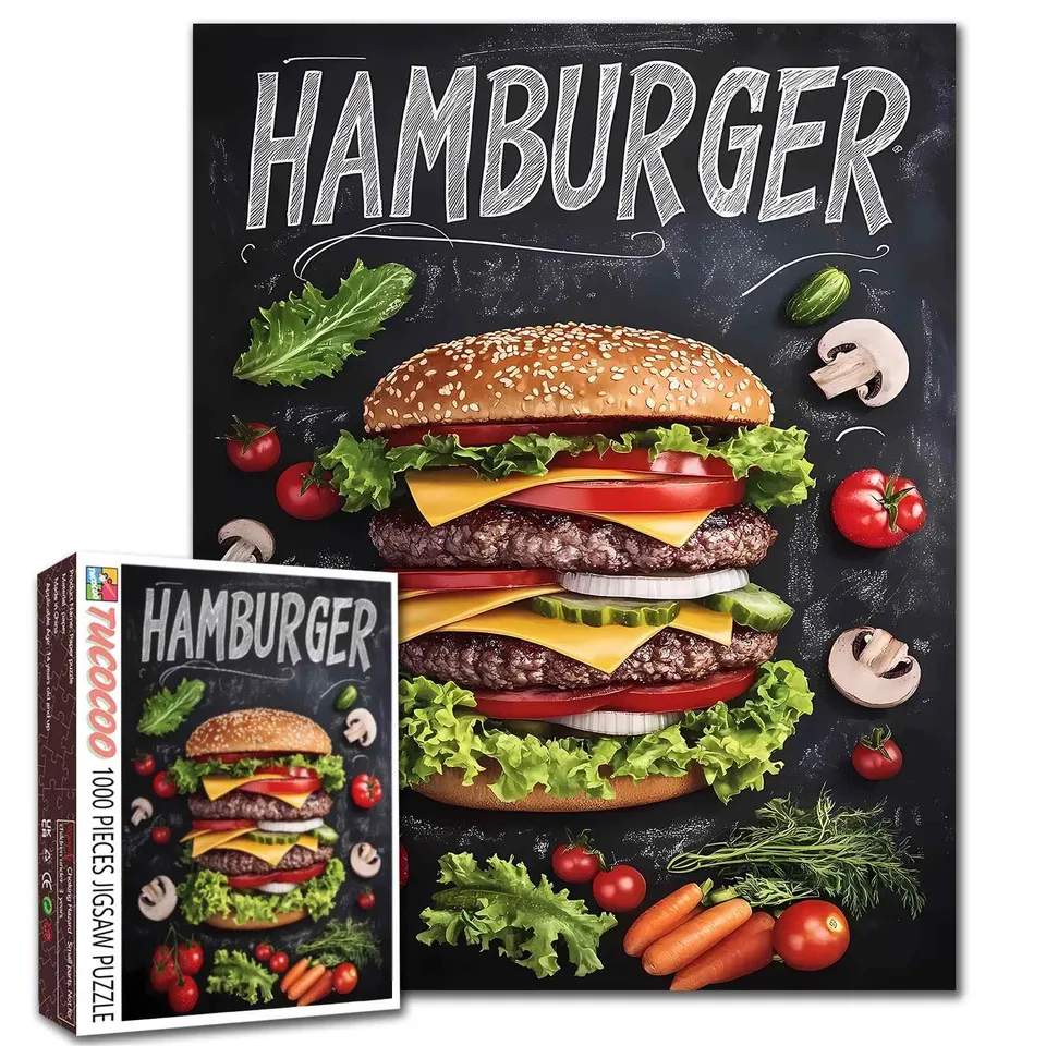tucocoo-juicy-double-cheeseburger-puzzle-1000-teile image 1