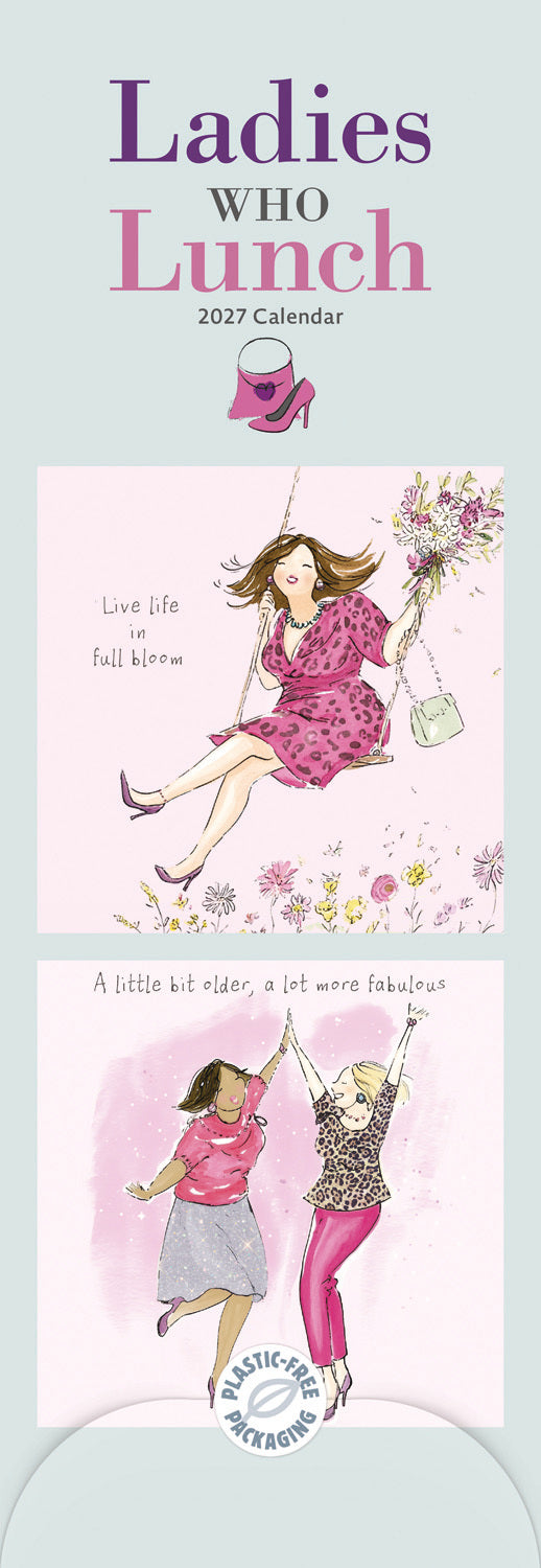 otter-house-ladies-who-lunch-slim-kalender-2027-humor image 1