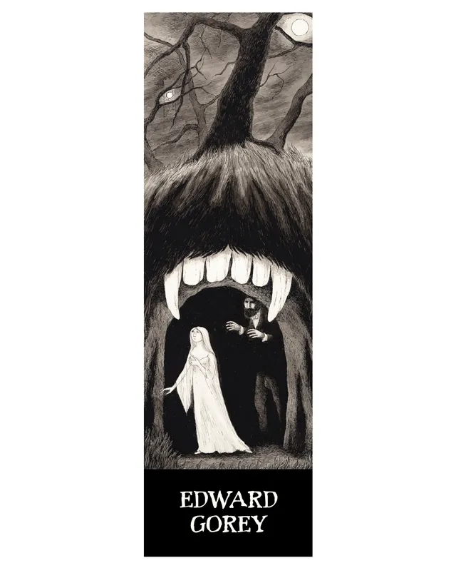 pomegranate-bookmarks-edward-gorey-dracula-and-lucy-lesezeichen image 1