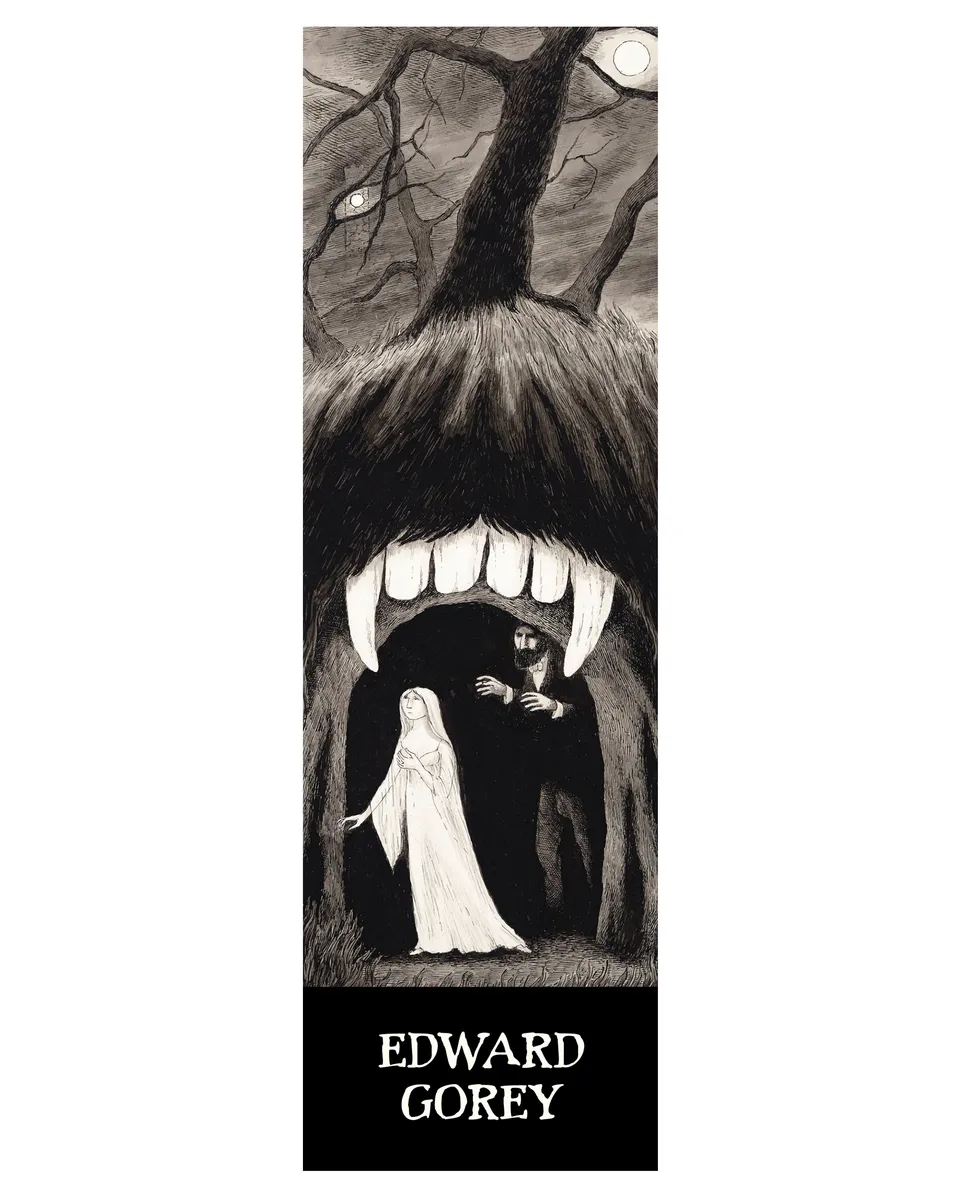 pomegranate-bookmarks-edward-gorey-dracula-and-lucy-lesezeichen image 1