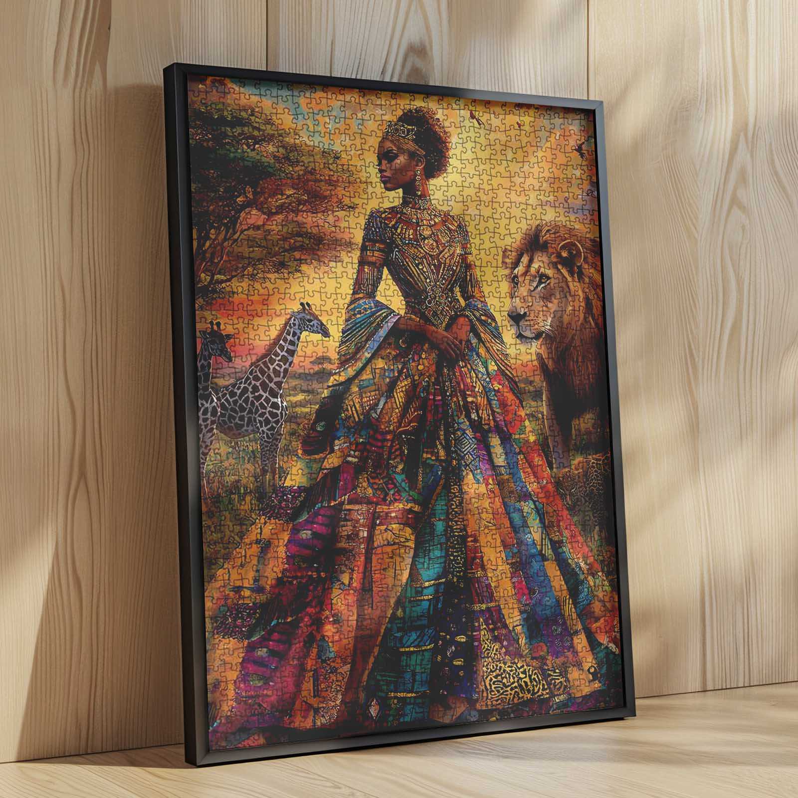tucocoo-african-beauty-in-the-wild-puzzle-1000-teile image 4