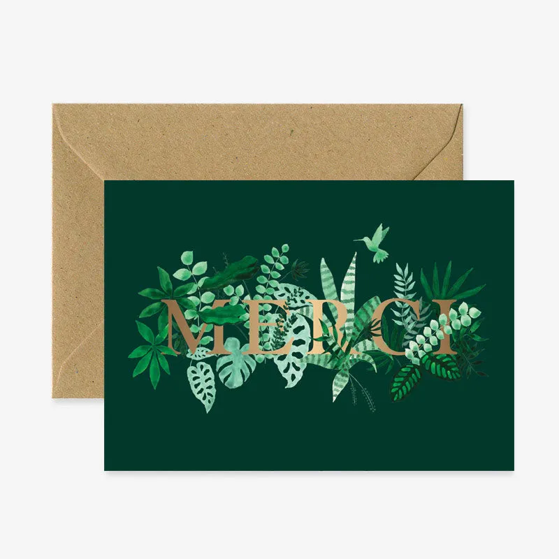 all-the-ways-to-say-merci-letters-dankeskarte-a6-gold image 1