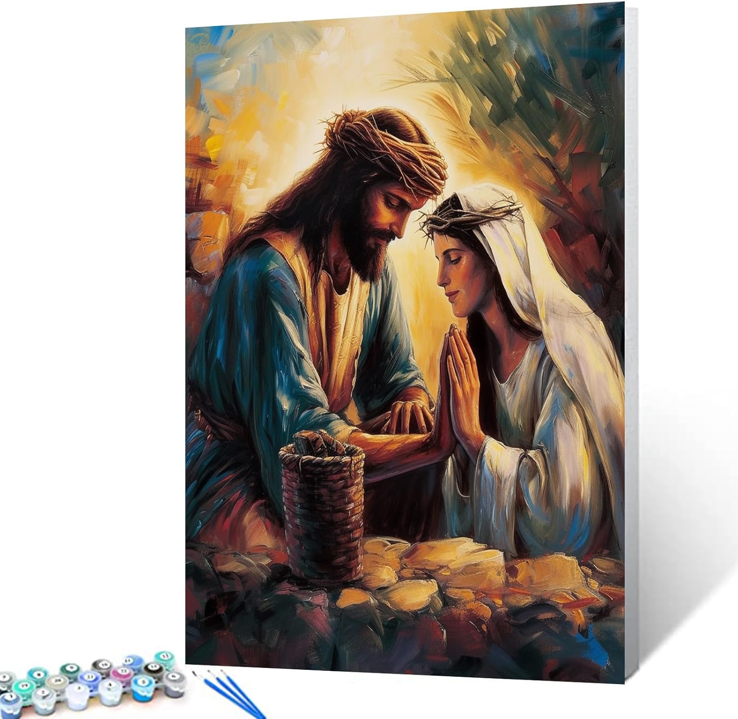tucocoo-jesus-with-us-together-malen-nach-zahlen-40x50-ohne-rahmen image 1