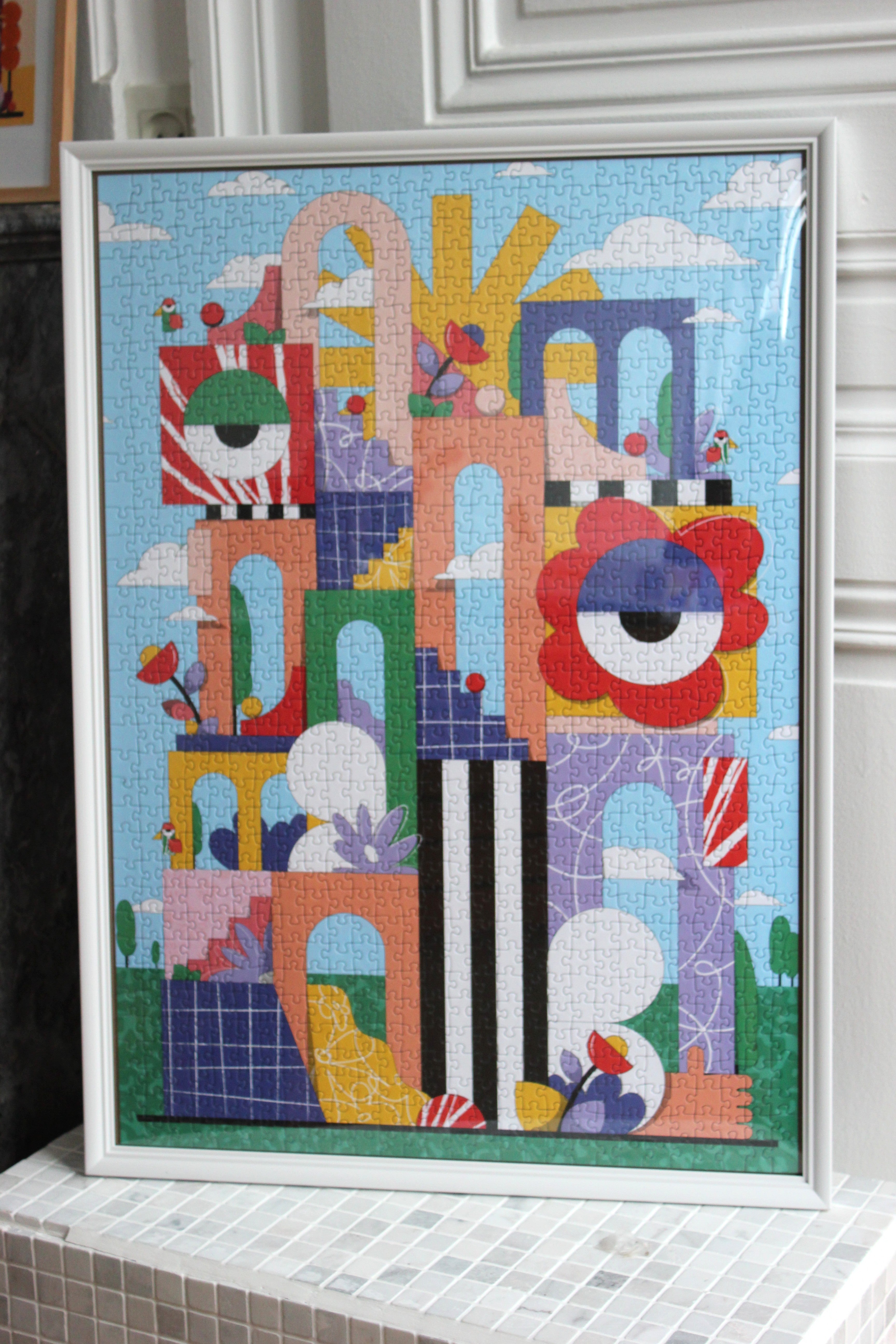 lundi-en-huit-les-t-tes-dures-puzzle-1000-teile-geometrisch image 5