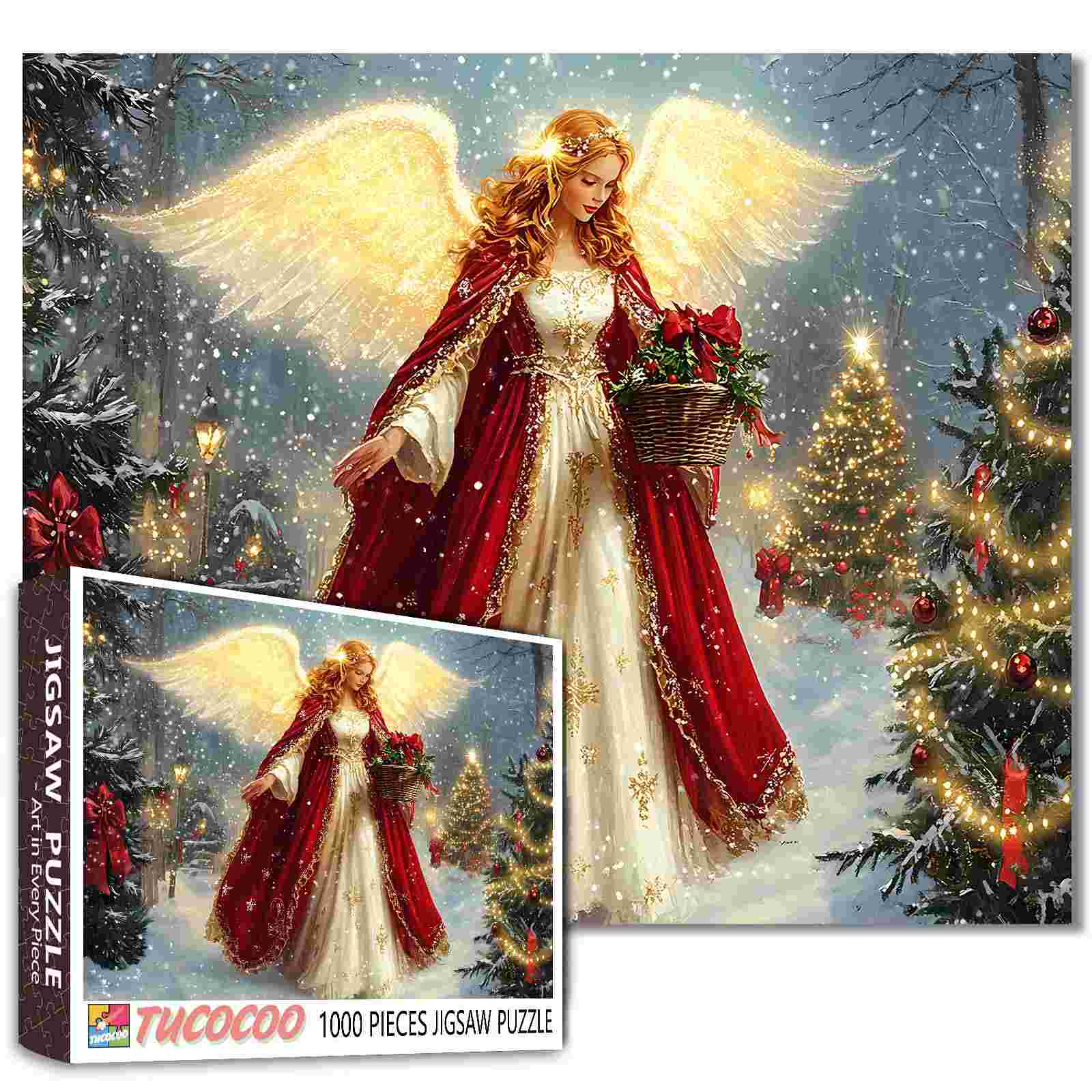 tucocoo-christmas-angel-puzzle-1000-teile-weihnachtsengel image 1