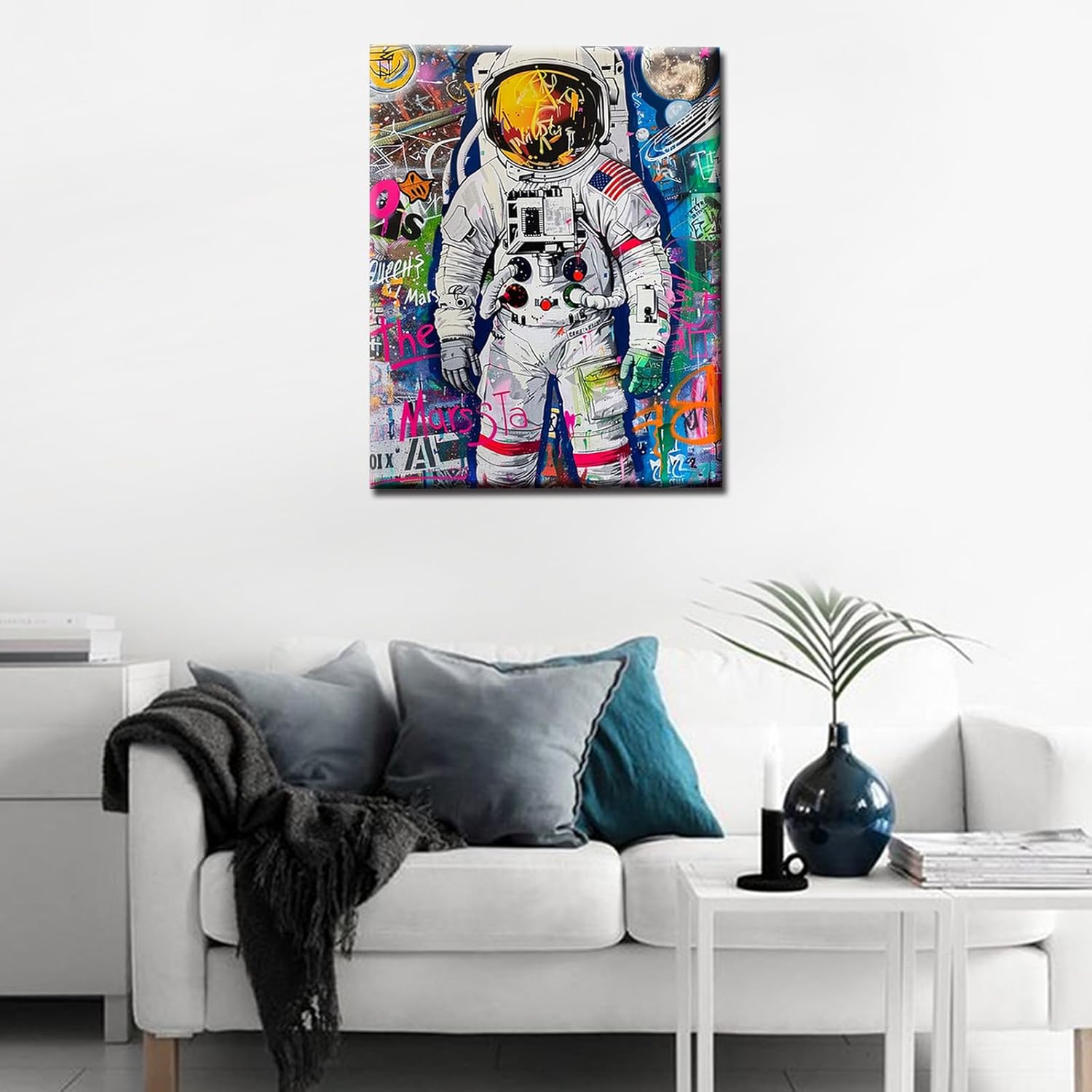 tucocoo-astronaut-canvas-leinwandbild-40x50cm-abstrakt image 2