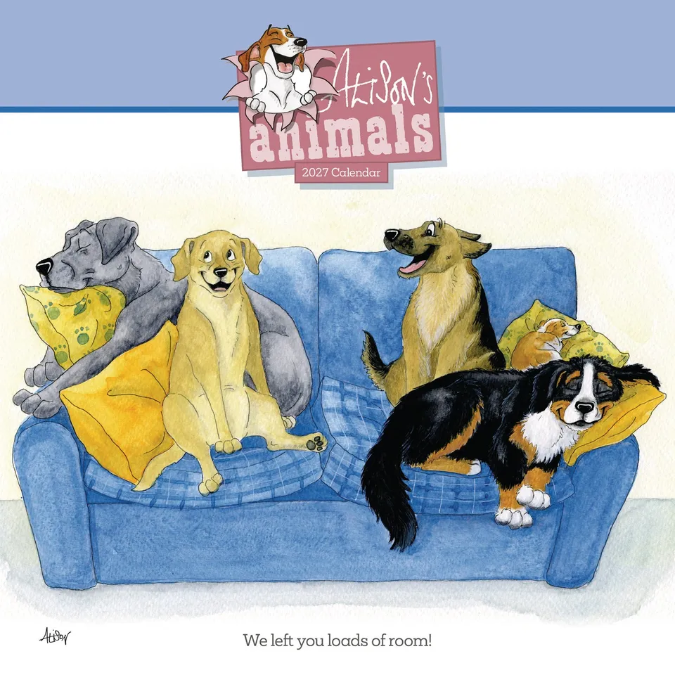 otter-house-alisons-animals-wandkalender-2027-spiralbindung image 1