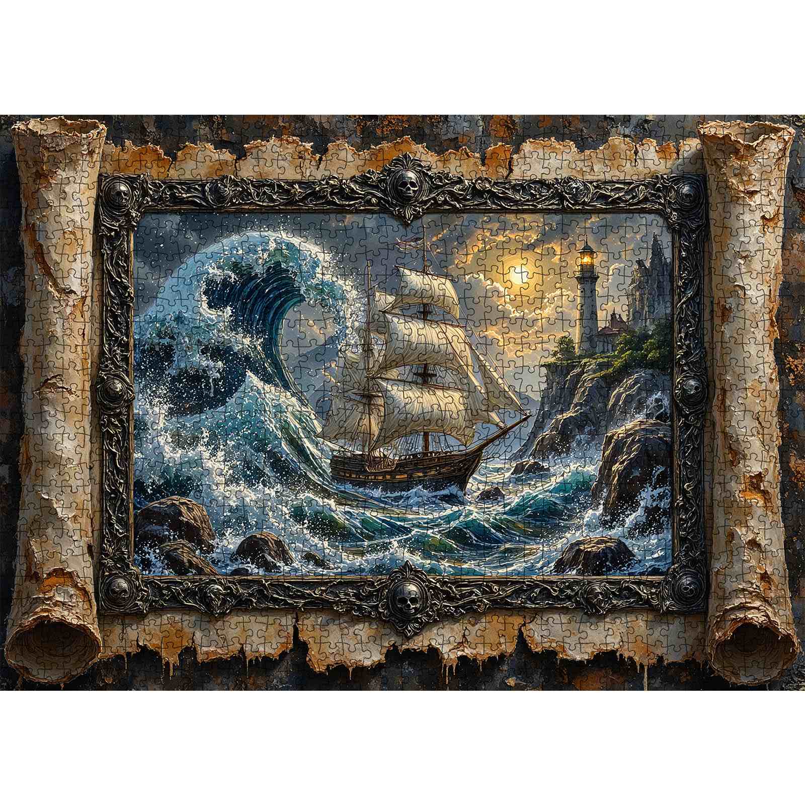 tucocoo-haunted-ghost-wave-puzzle-1000-teile-piratenschiff image 2
