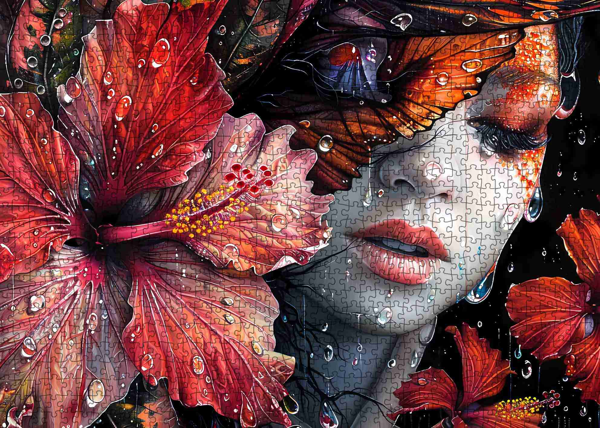 tucocoo-ethereal-floral-essence-puzzle-1000-teile-frau image 2