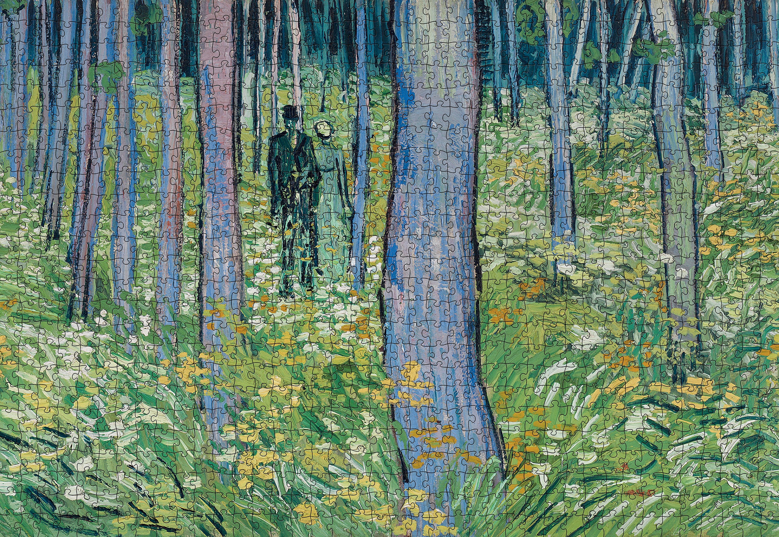 pomegranate-van-gogh-undergrowth-two-figures-puzzle-1000-teile image 2