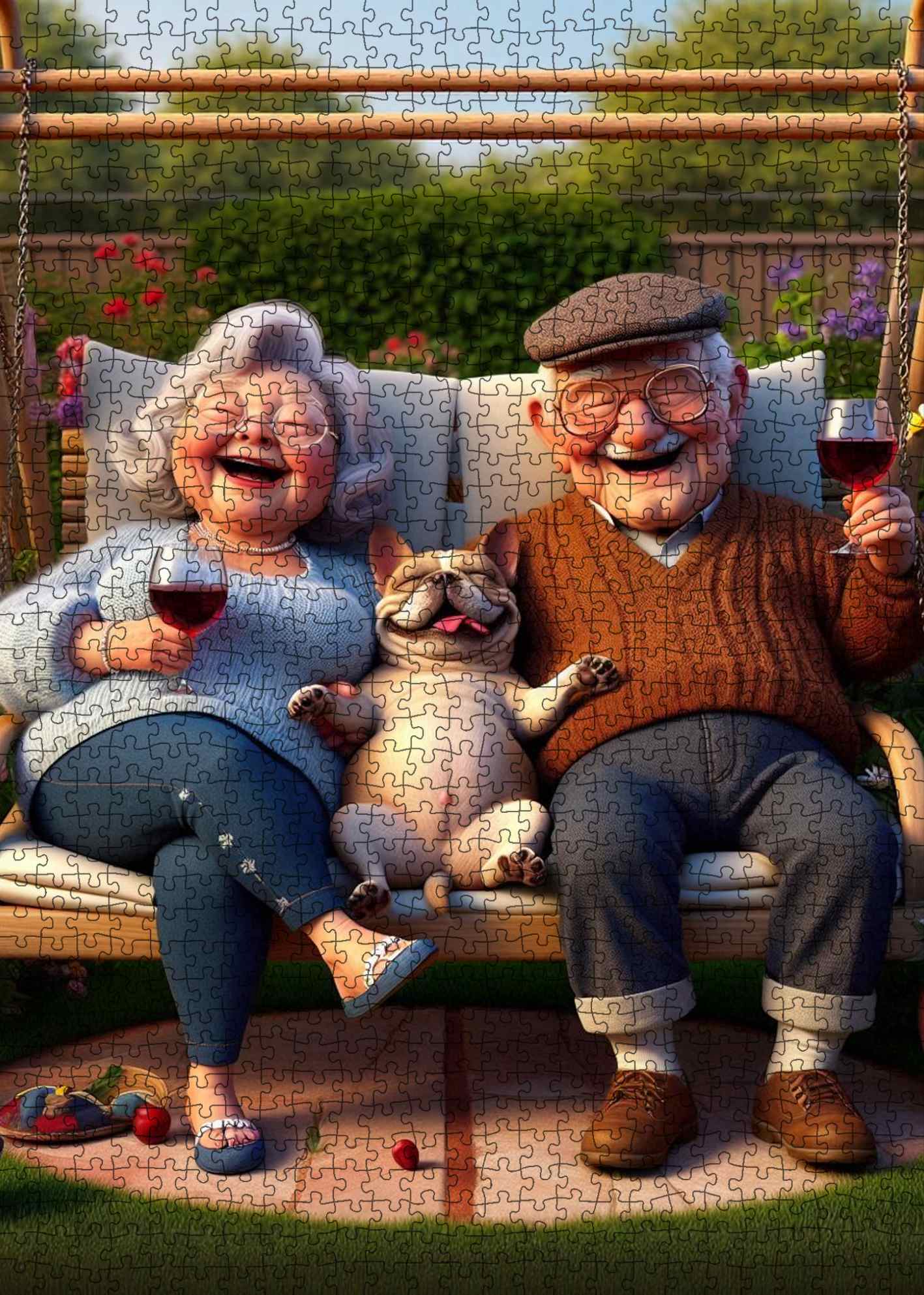 tucocoo-golden-hour-companions-puzzle-1000-teile-paar image 2
