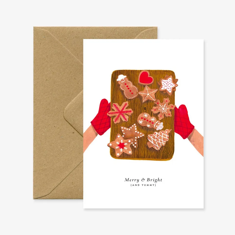 all-the-ways-to-say-xmas-cookies-weihnachtskarte-a6-keks-motiv image 1