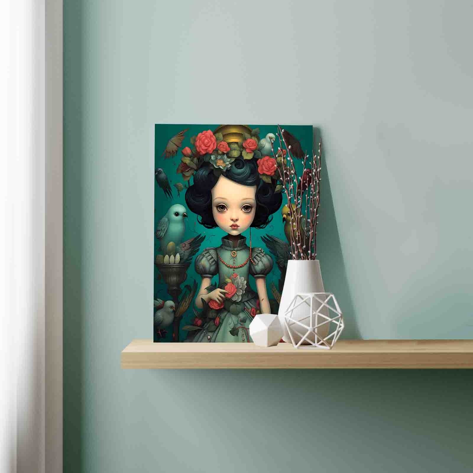 tucocoo-paint-by-numbers-garden-crown-girl-malset-40x50-m-dchen image 3