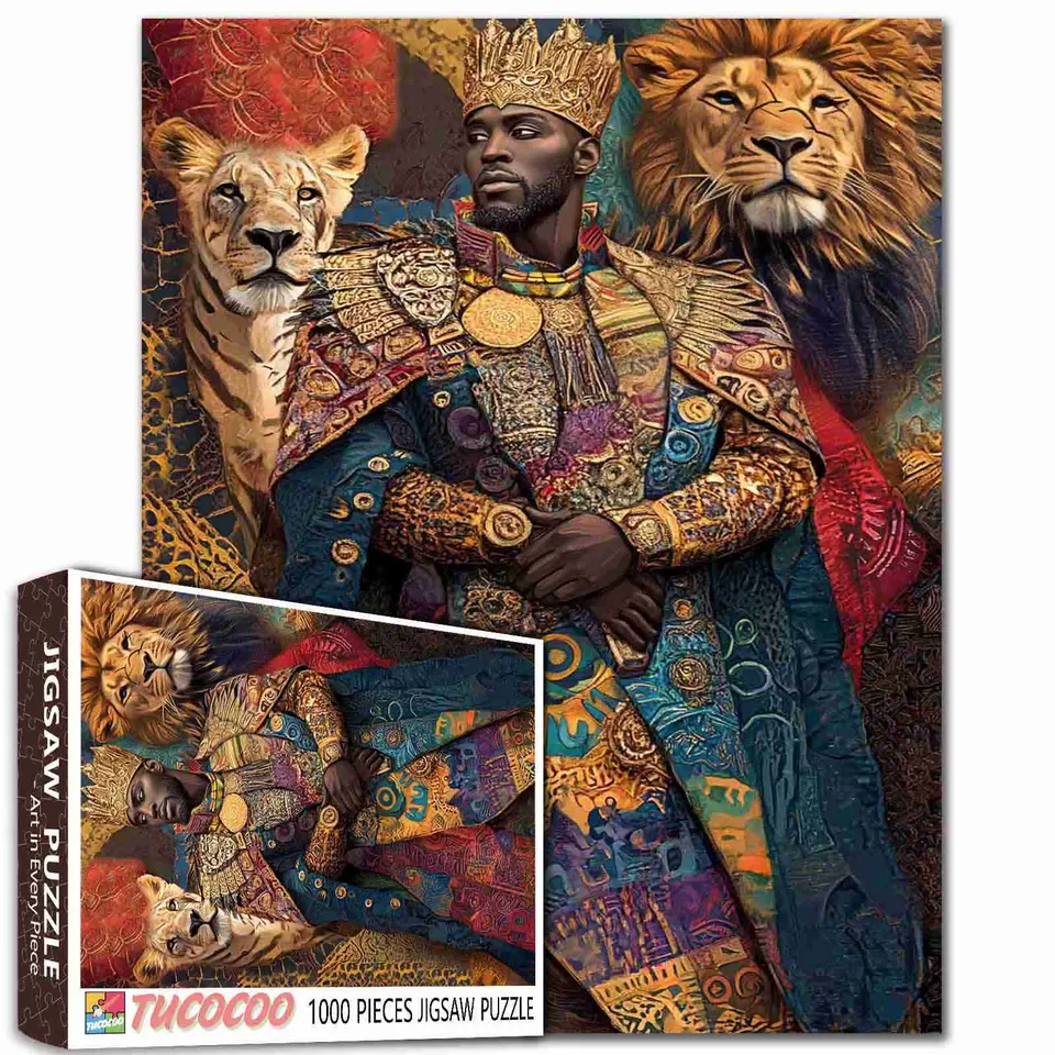 tucocoo-regal-king-with-lions-puzzle-1000-teile-l-we image 1