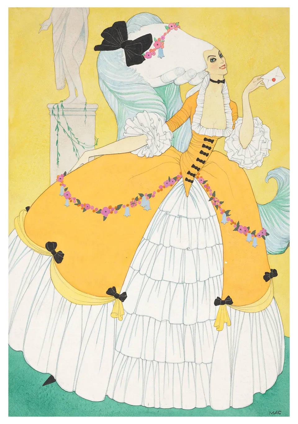 pomegranate-a-history-of-costume-klappkarte-harshberger-blanko image 1