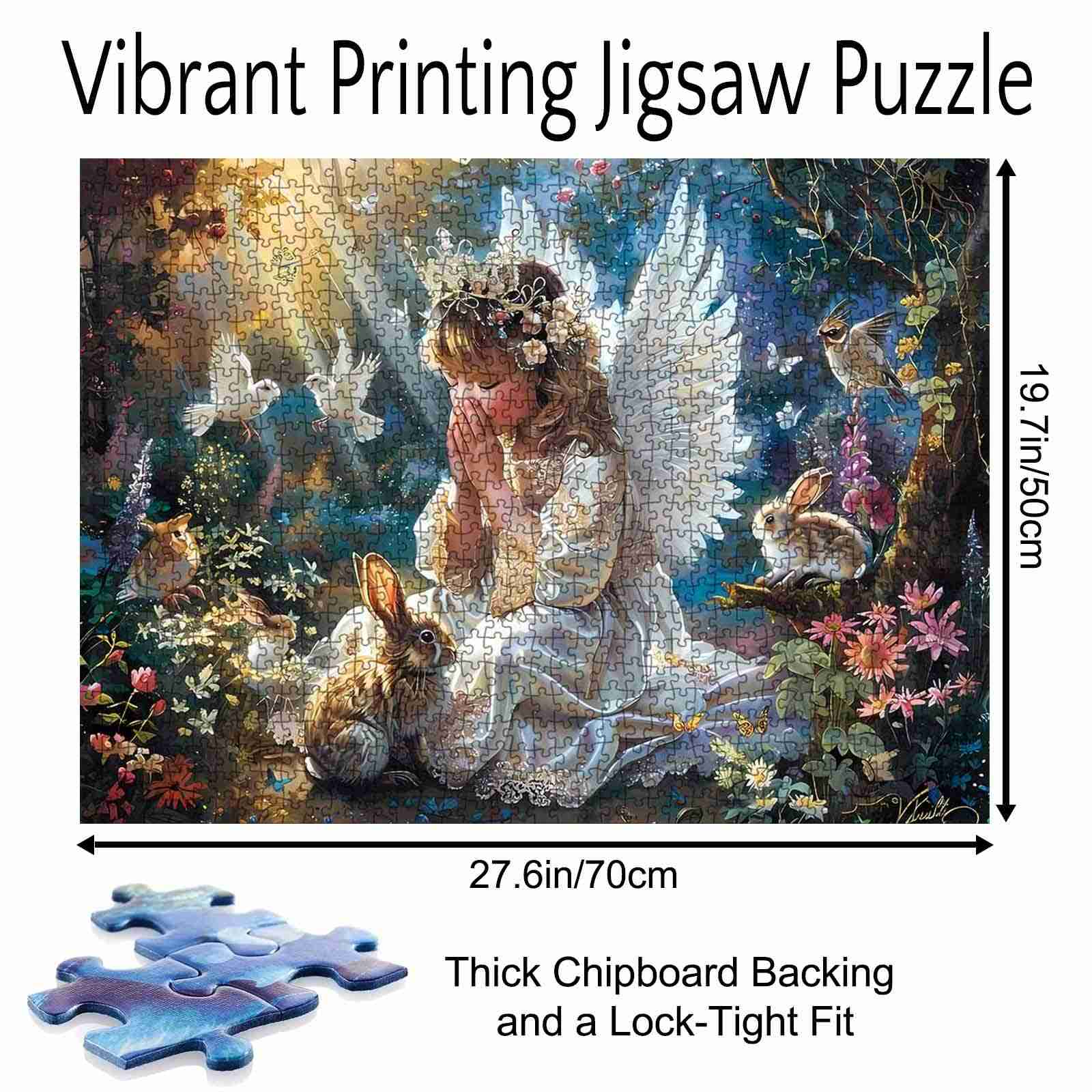 tucocoo-forest-prayer-angel-puzzle-1000-teile-engel image 5