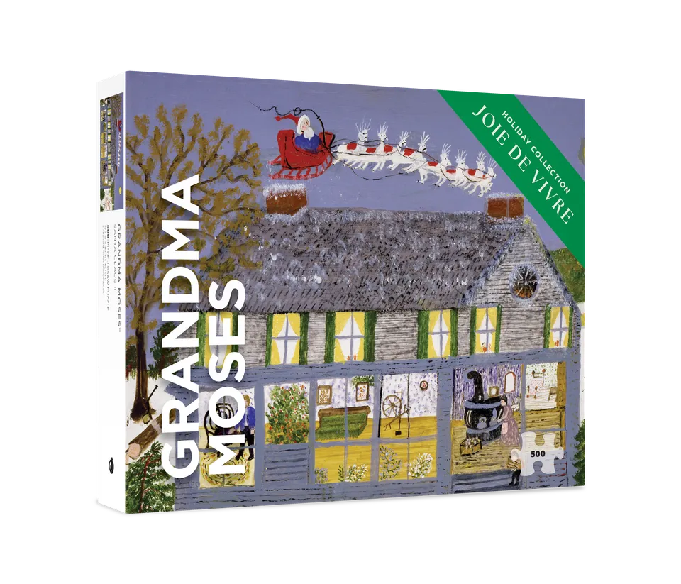 pomegranate-grandma-moses-santa-claus-ii-500-t-glitzer image 1