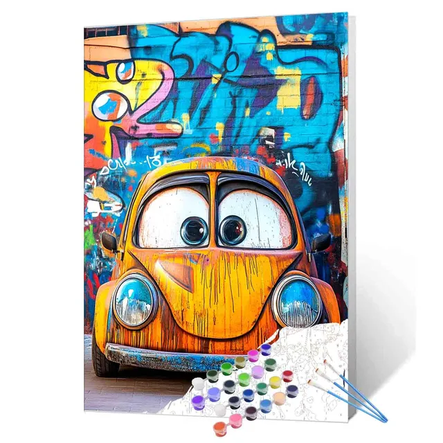 tucocoo-graffiti-street-car-malen-nach-zahlen-16x20-k-fer-ohne-rahmen image 1