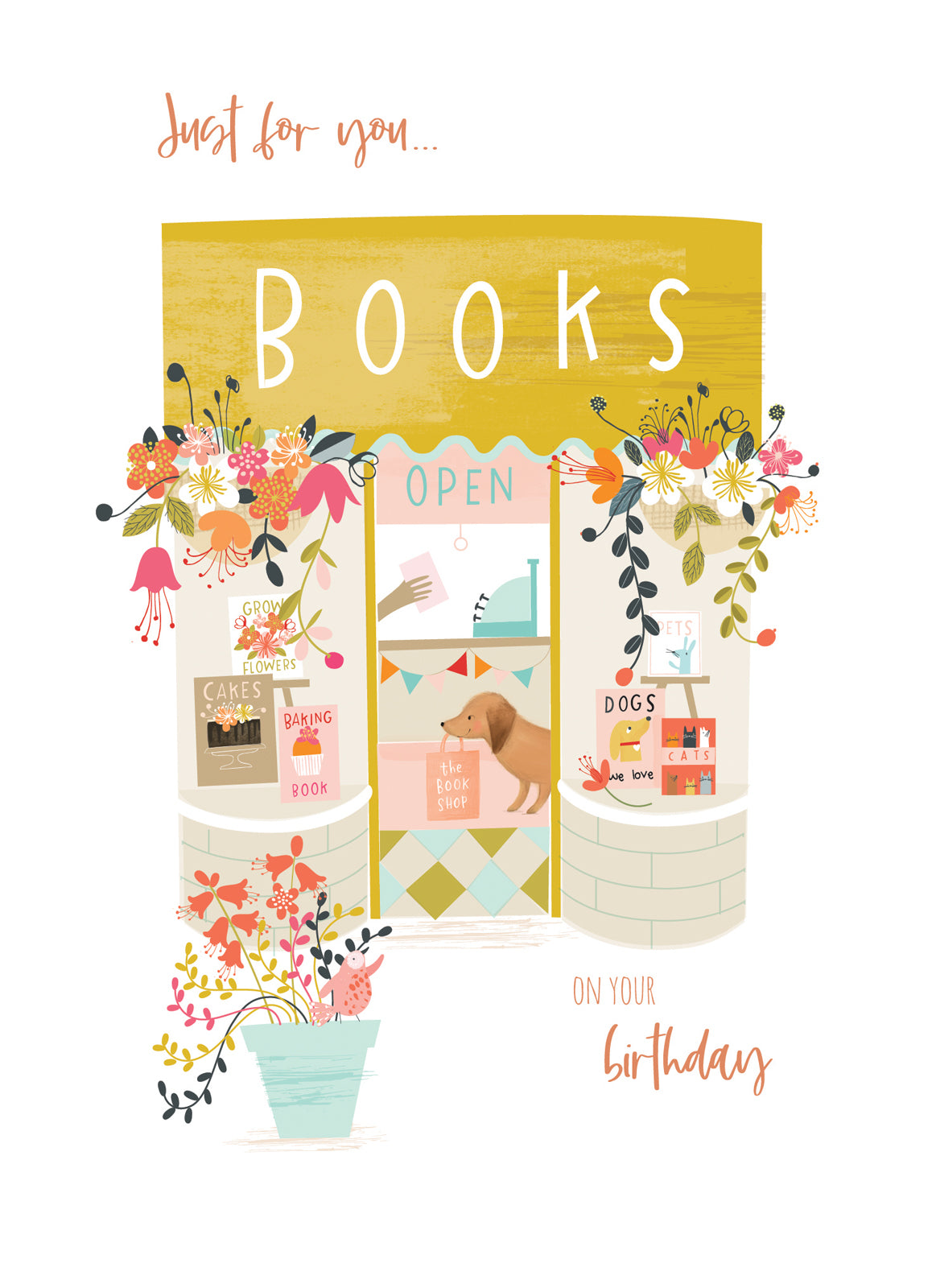 otter-house-olive-wilma-gru-karte-bookshop-dackel image 1